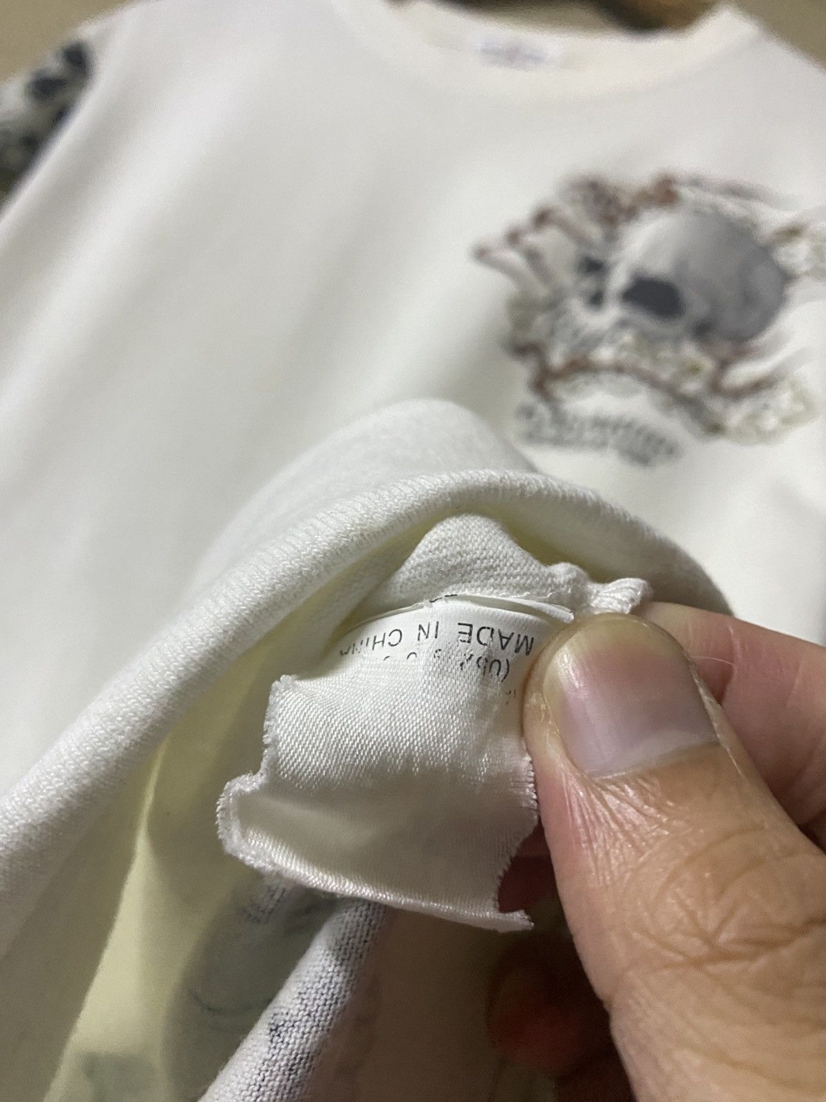 Japanese Brand KARAKURI TAMASHII GENERATION Skull Sukajan Japan Tshirt Size US M / EU 48-50 / 2 - 9 Thumbnail