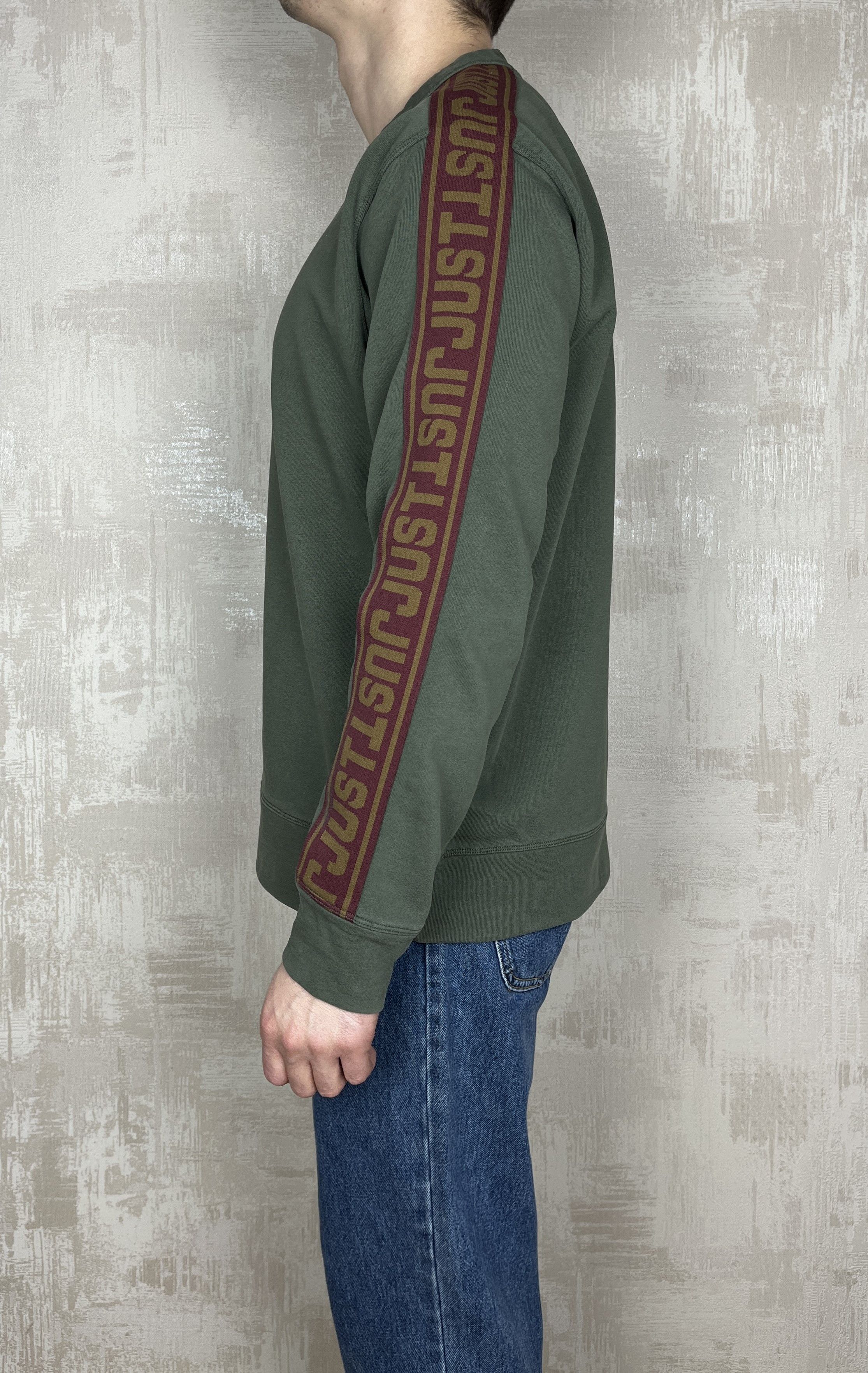 Just Cavalli Just Cavalli Tape Sleeve Sweatshirt Crew Neck Size US L / EU 52-54 / 3 - 10 Thumbnail