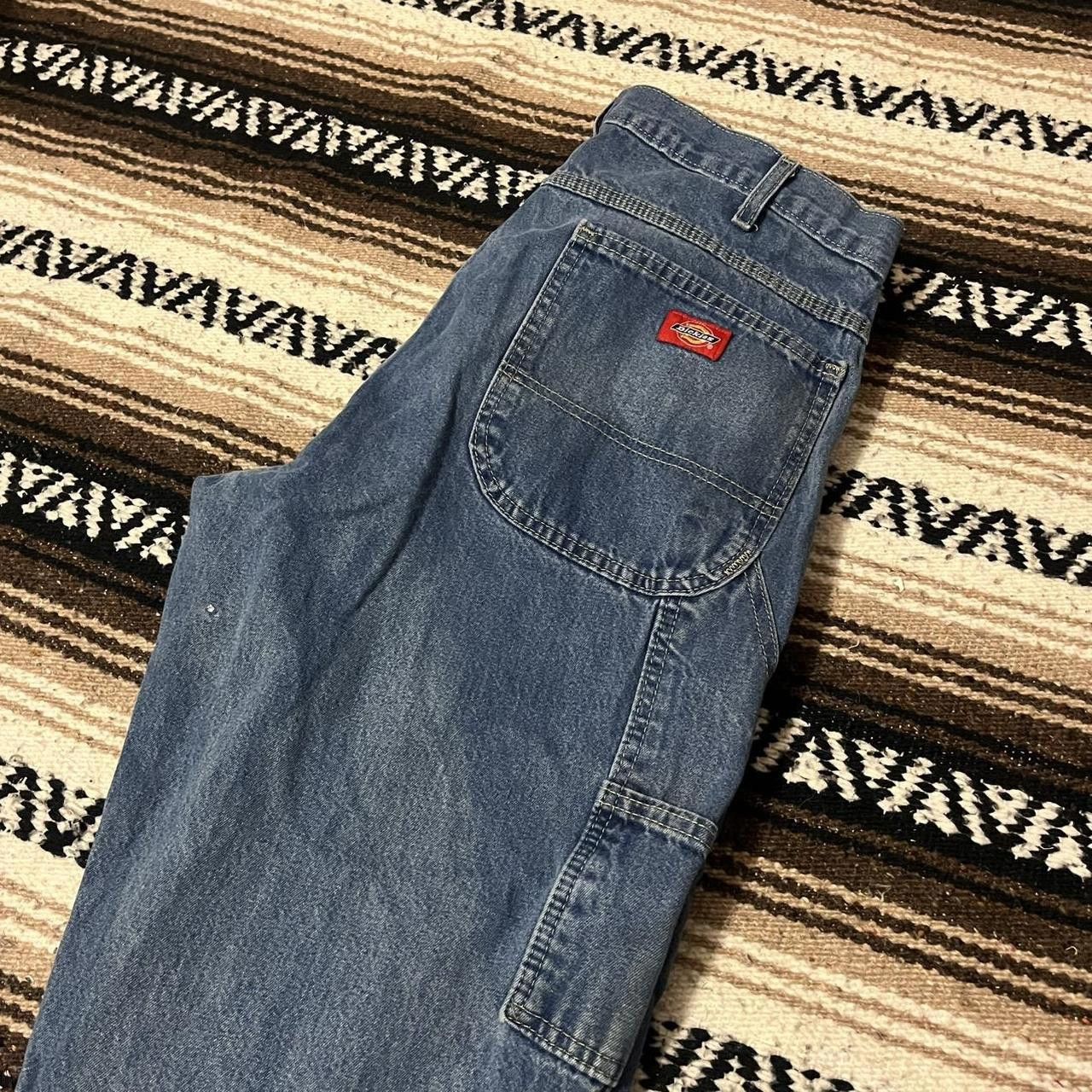 Dickies 2010s Dickies Skater Dark Wash Carpenter Jeans Size US 34 / EU 50 - 2 Thumbnail