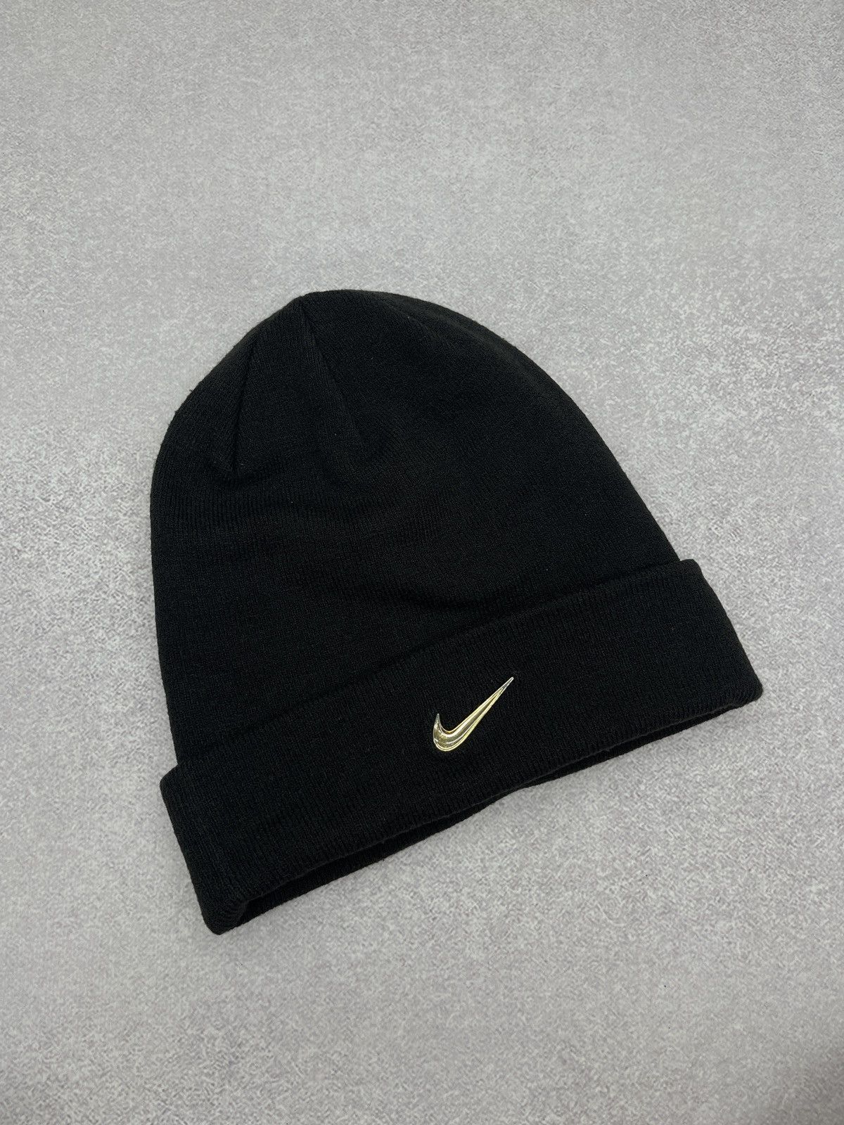 Nike Mens Nike Swoosh Beanie Hat Black Drill Y2K TECH ACG Size ONE SIZE - 5 Thumbnail