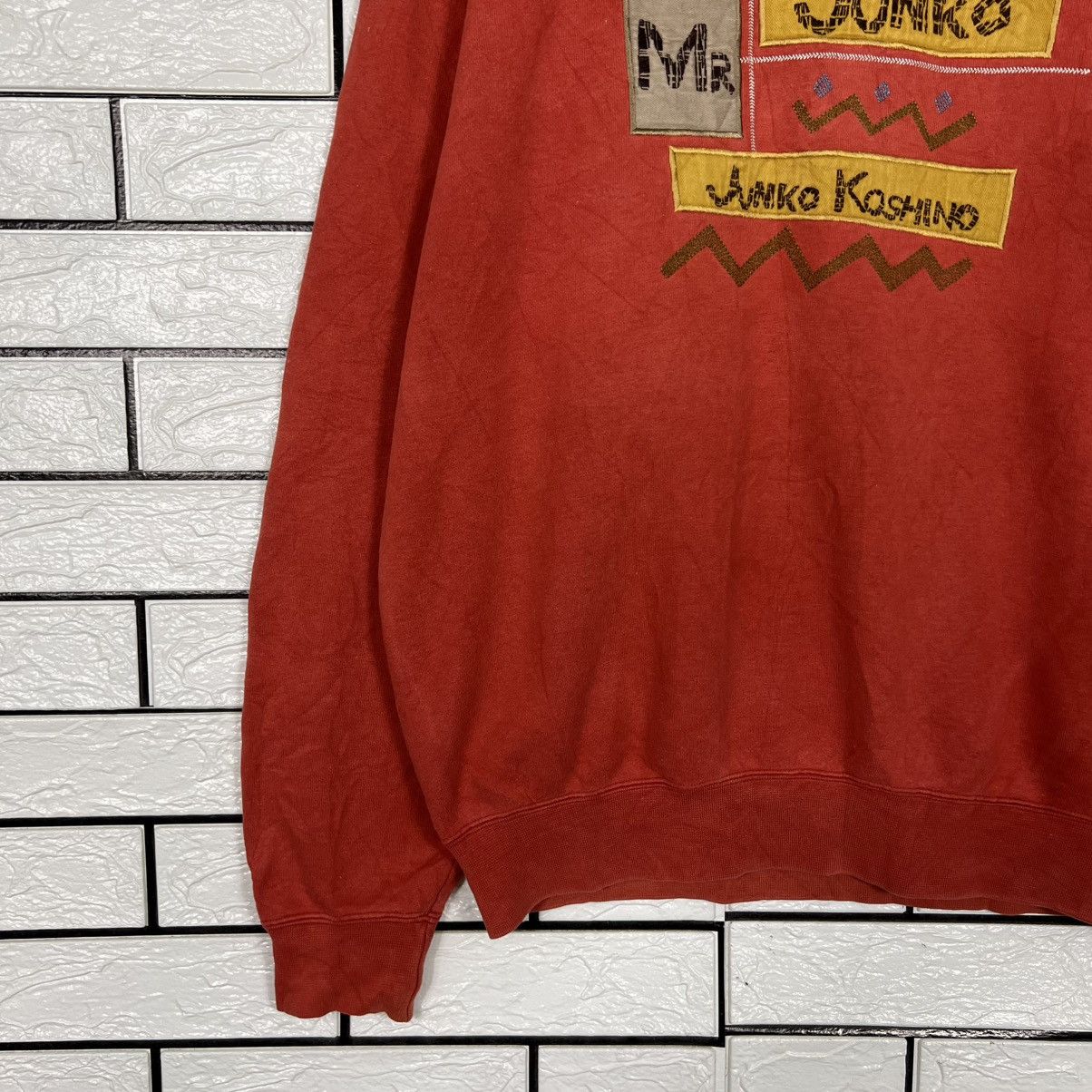 Mr. Junko Vintage 90s MR. JUNKO KOSHINO Crewneck Sweatshirt #4279-C194 Size US L / EU 52-54 / 3 - 6 Thumbnail