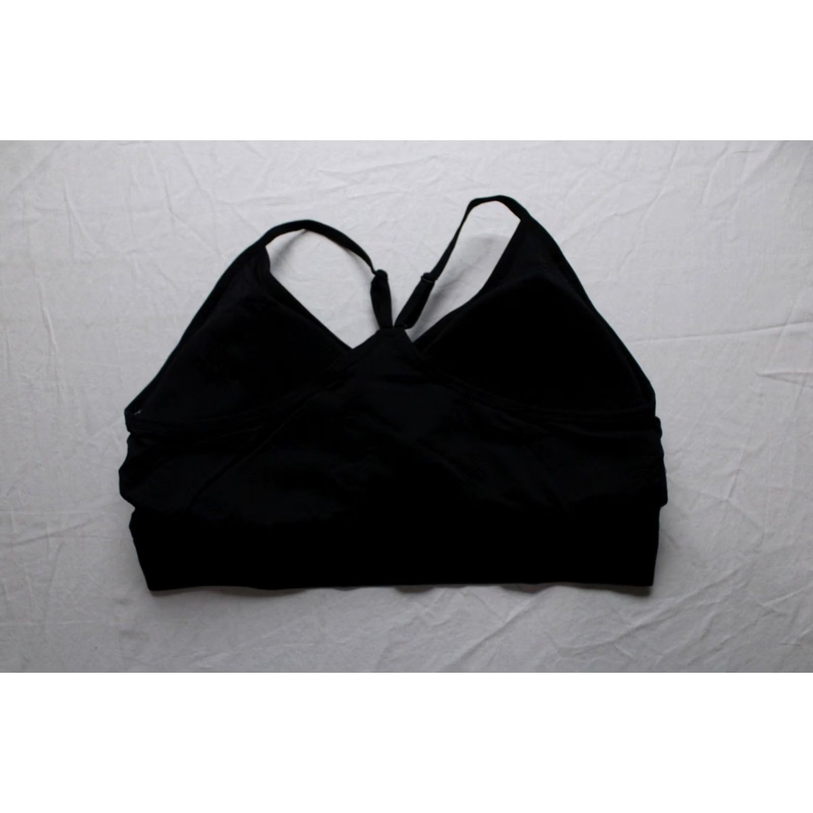 Vintage Maurices Womens Plus Bralette True Stretch Smooth Simple Strap Black Size 3X Size ONE SIZE - 3 Thumbnail