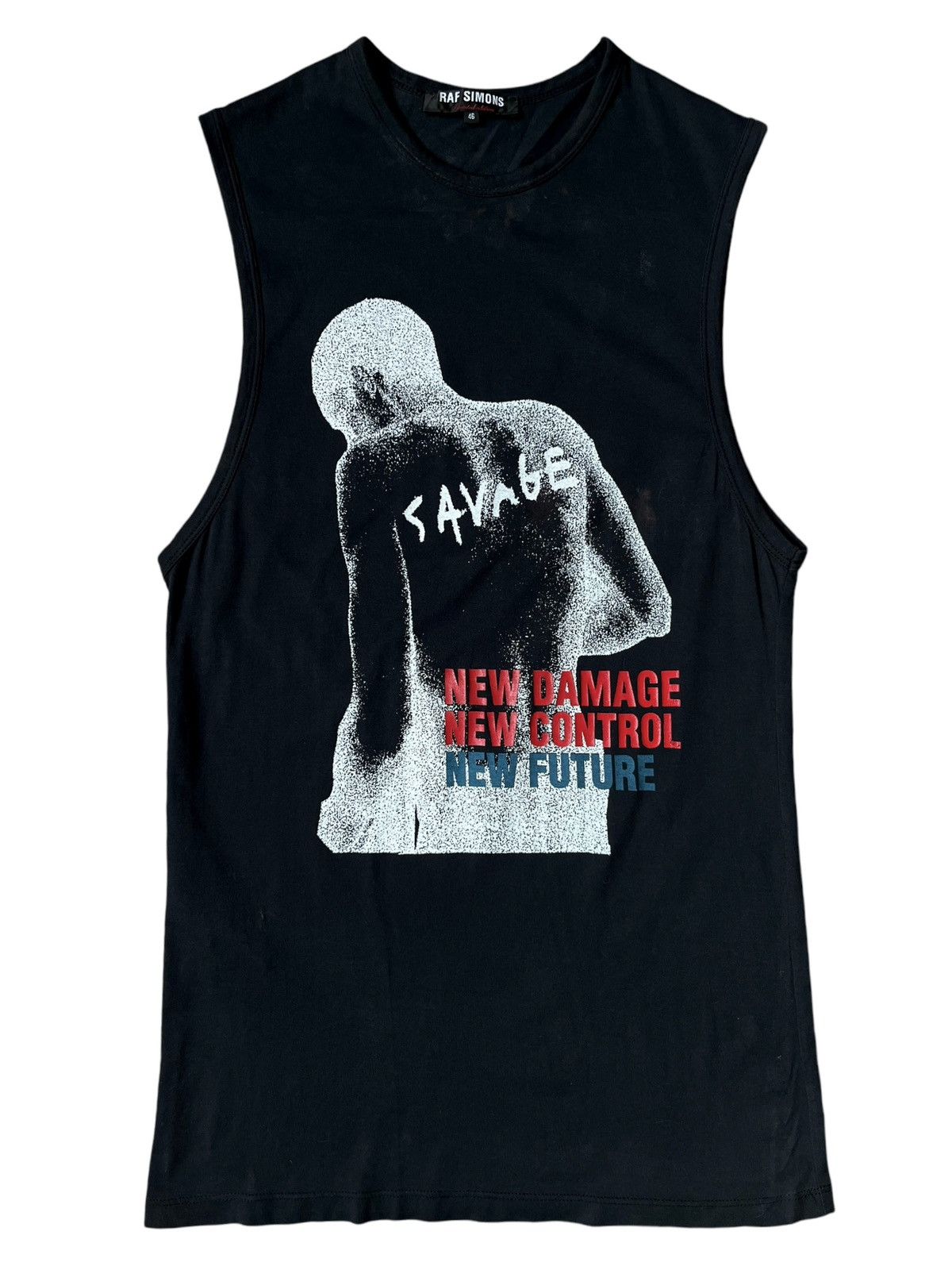 RAF SIMONS ラフシモンズ 03ss グラフィックレイヤードノースリーブ RAF SIMONS ラフシモンズ 03ss グラフィックレイヤードノースリーブ