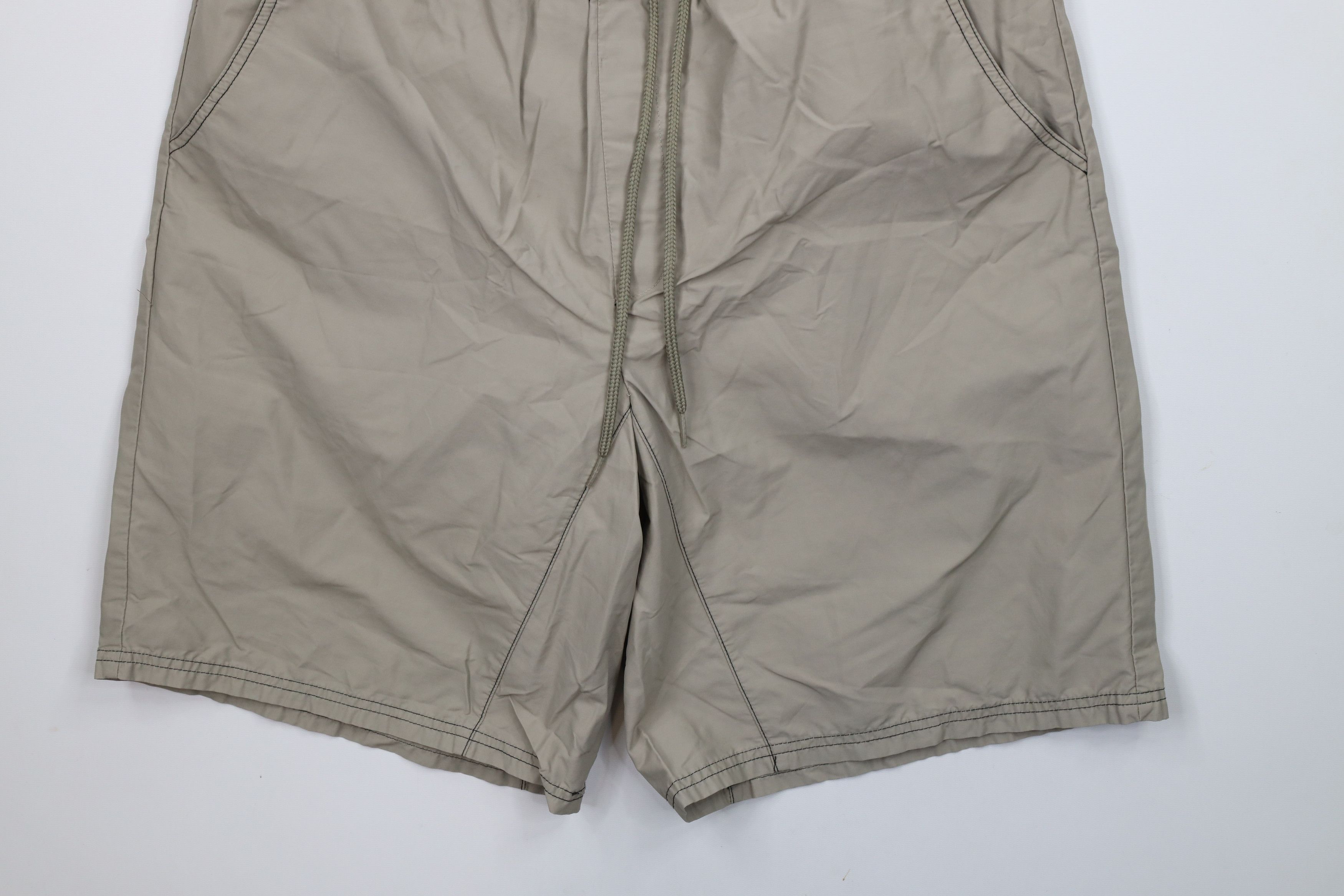 Gap × Vintage Vintage Y2K 2002 Gap Lined Above Knee Shorts Trunks Beige Size US 34 / EU 50 - 4 Thumbnail