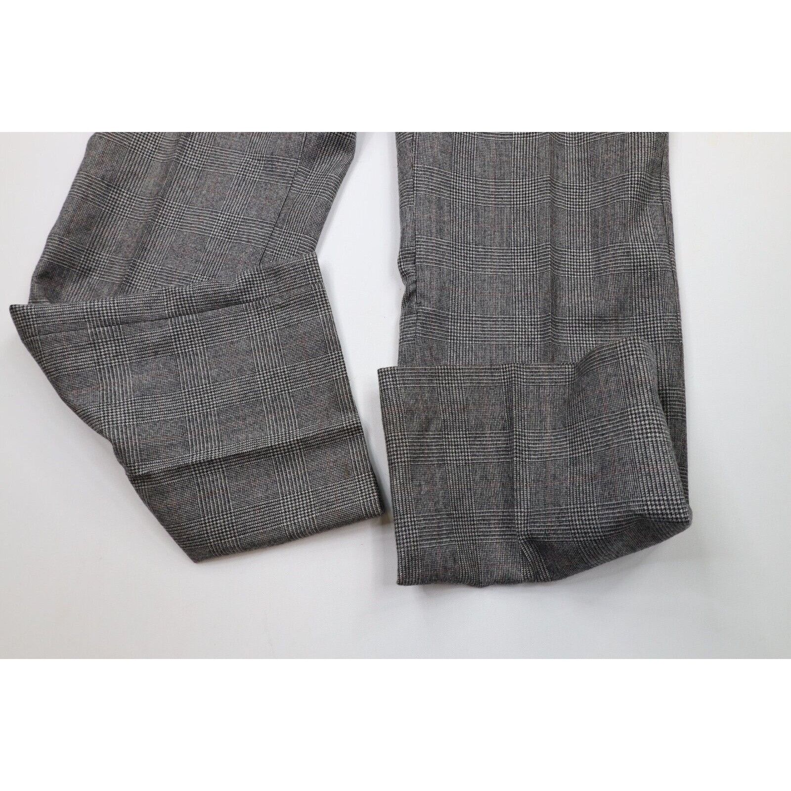 Vintage Vintage 70s Streetwear Wool Houndstooth 2 Piece Suit Size 44R - 16 Thumbnail
