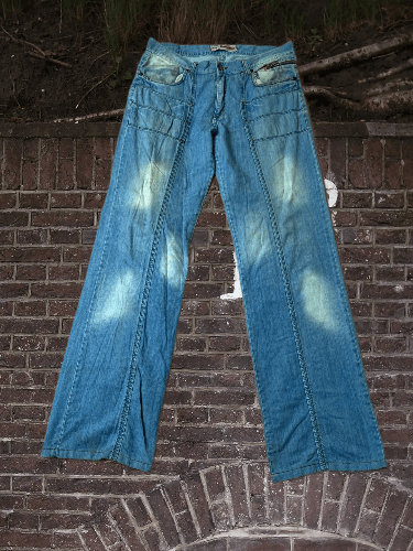 Vintage Archive Washed Distressed Baggy Denim y2k Size US 33 - 1 Thumbnail