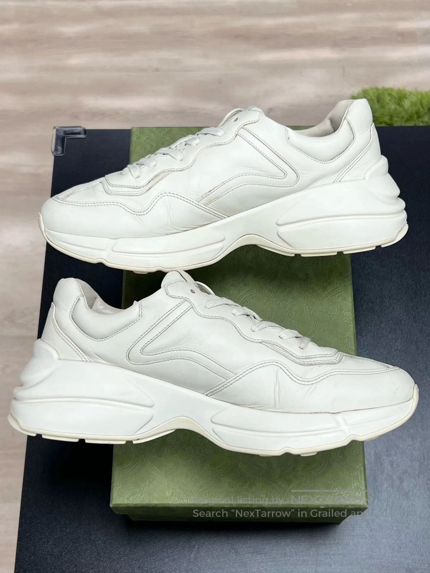 Gucci gucci rhyton dad sneakers with logo. Size US 10 / EU 43 - 5 Thumbnail