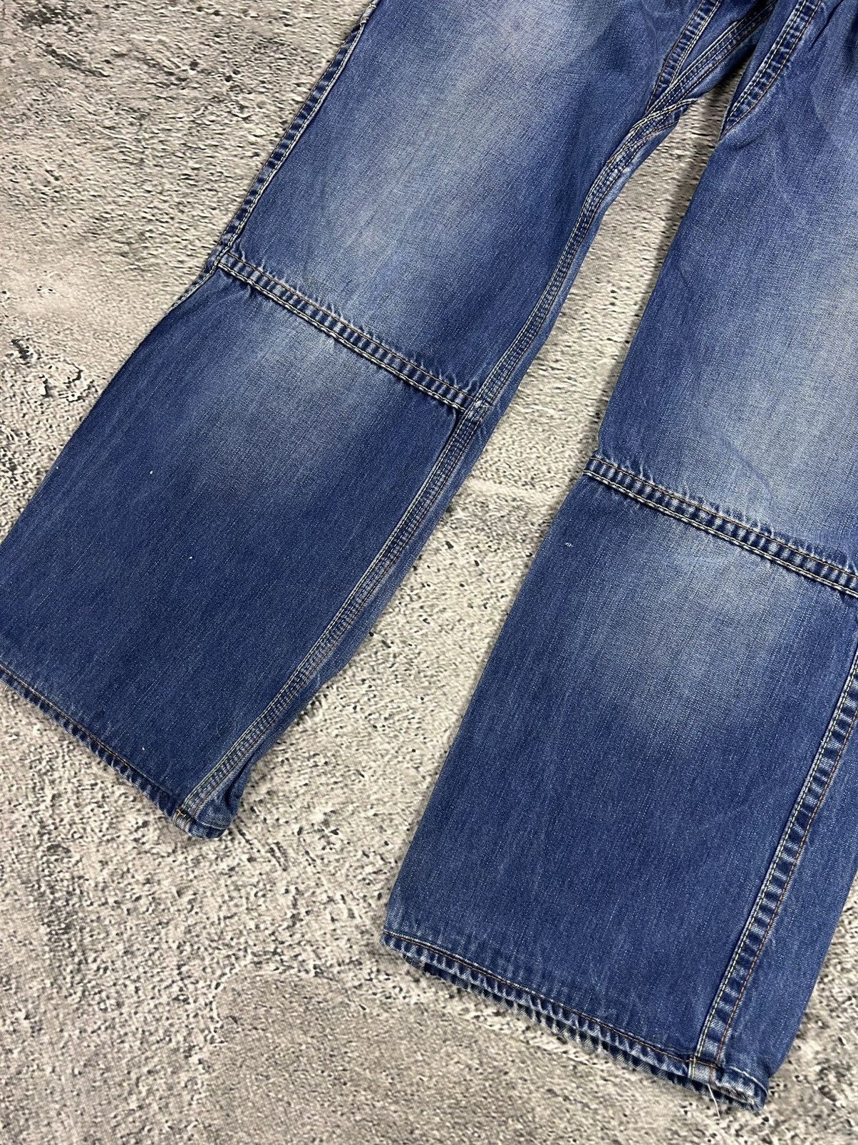 Evisu Evisu EU ED jeans vintage denim pants cargo navy blue Y2K Size US 29 - 13 Thumbnail