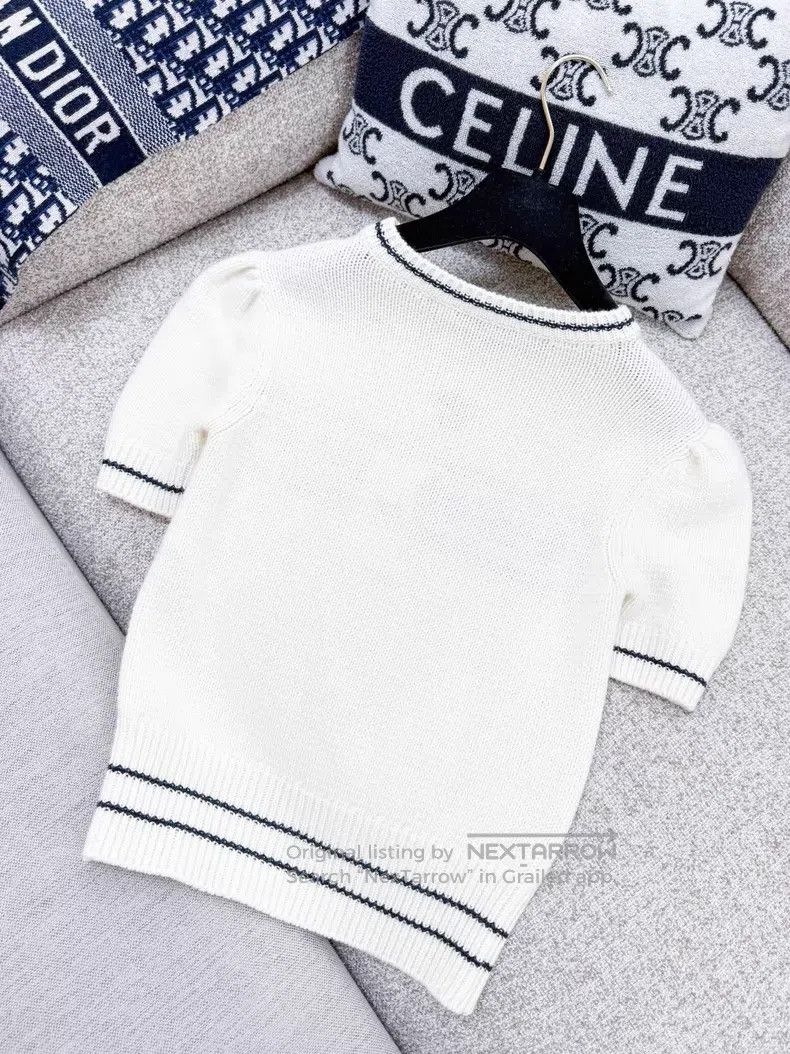 Dior Dior Lucky Star slogan knitted short sleeves Size XXS / US 00 / IT 34 - 3 Thumbnail