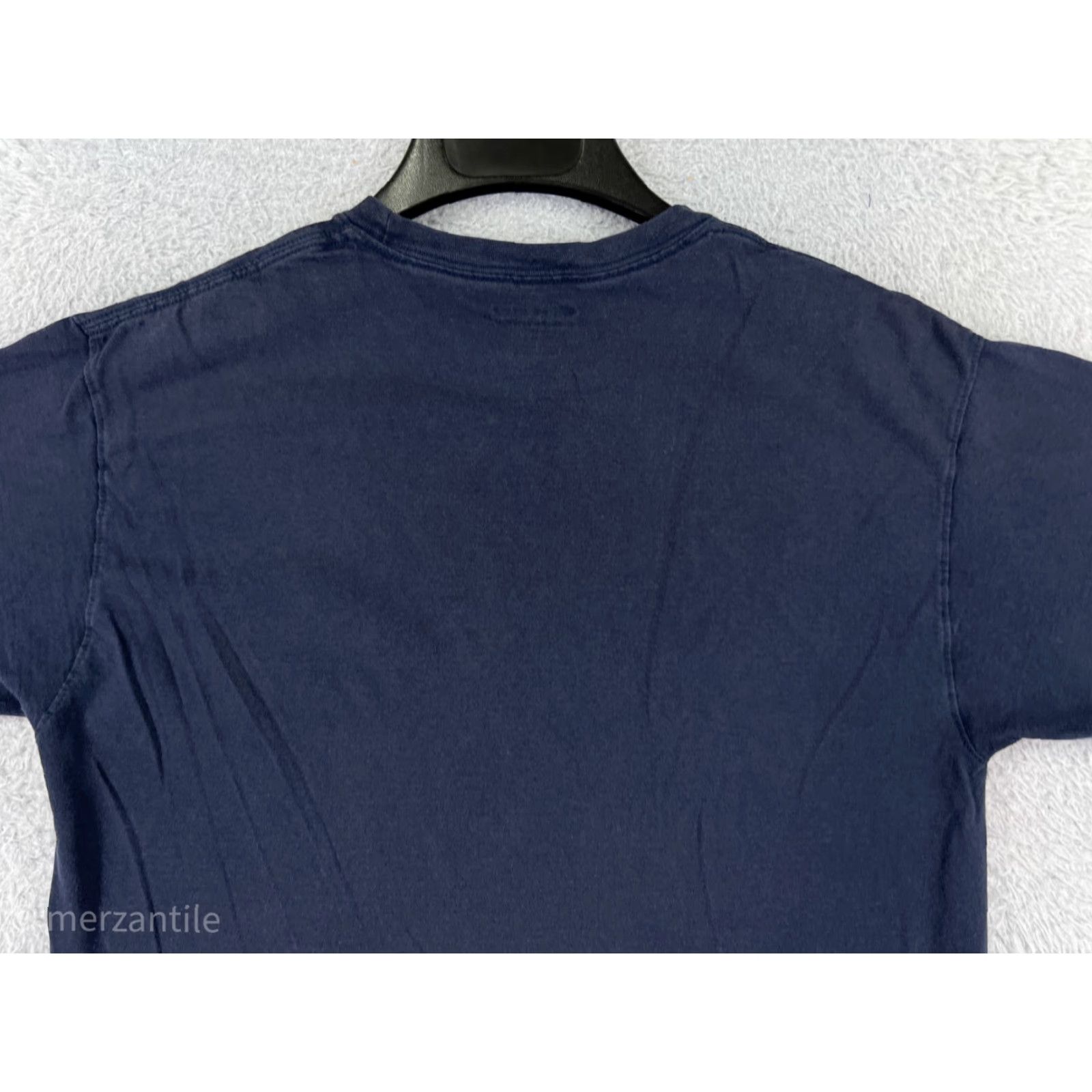 Champion Champion Shirt Men Medium Blue Cotton Blend Short Sleeve Crew Neck Logo Sports Mens Size US M / EU 48-50 / 2 - 7 Thumbnail