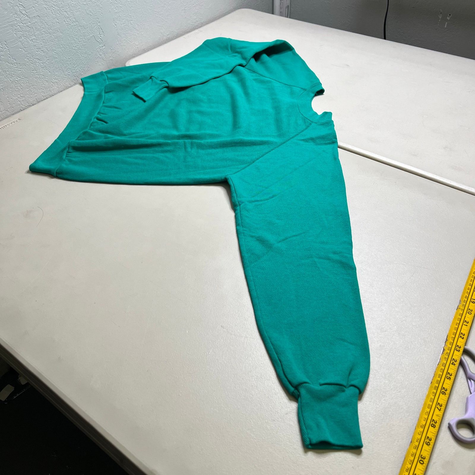 Vintage Vintage JE Morgan USA Made Crewneck Sweatshirt Green L 80s Size US L / EU 52-54 / 3 - 4 Thumbnail