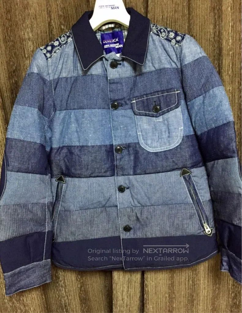 Junya Watanabe Junya Watanabe Duvetica Denim Down Jacket. Size US XS / EU 42 / 0 - 1 Thumbnail