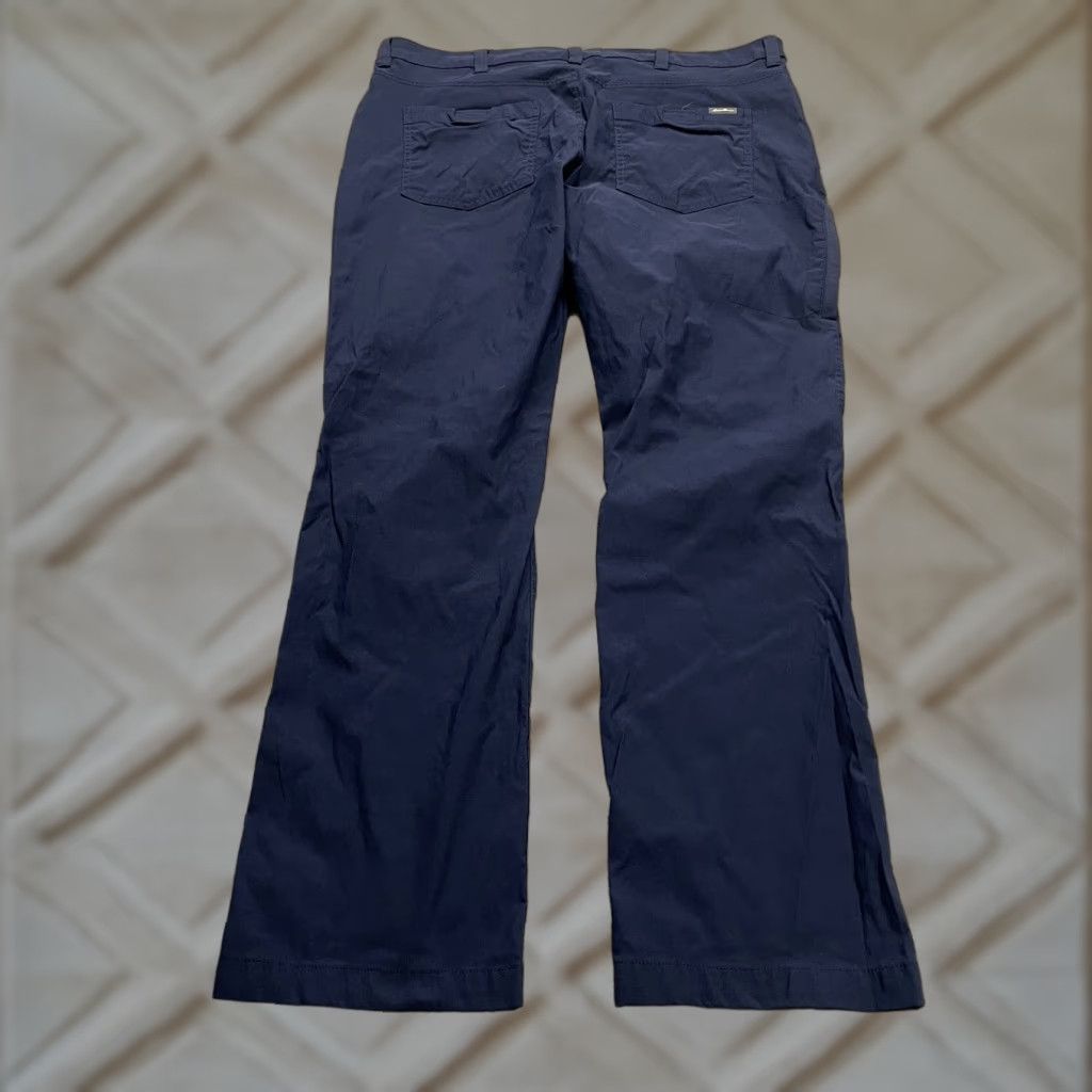 Eddie Bauer Eddie Bauer Pants 38x31 Navy Blue Hiking Straight Leg Active Outdoor Fish Mens Size US 38 / EU 54 - 1 Thumbnail