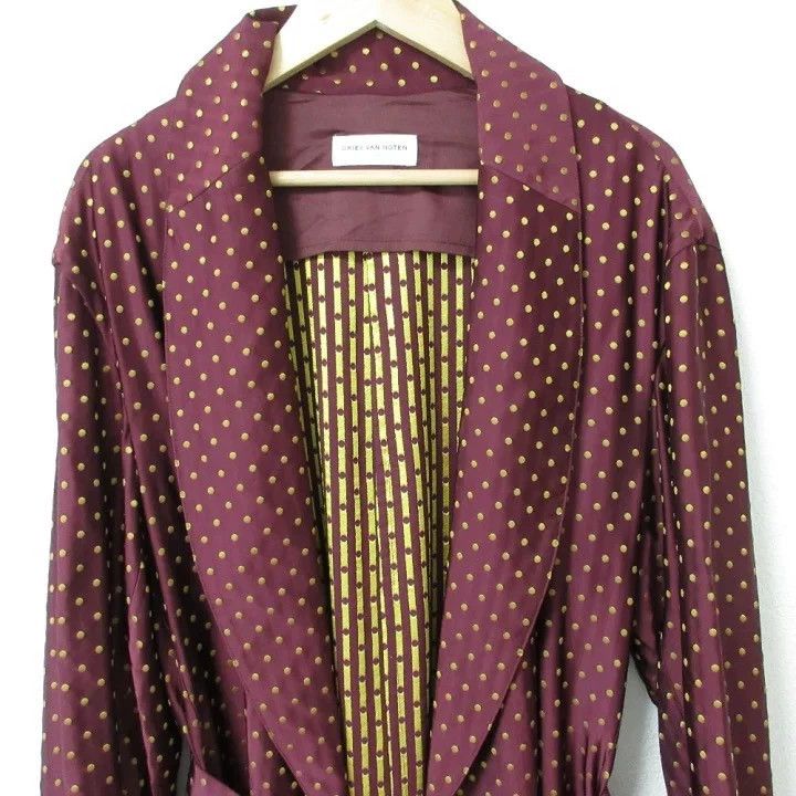 Dries Van Noten dries van noten Silk polka dot coat 2506-Nextarrow Size US XS / EU 42 / 0 - 4 Thumbnail
