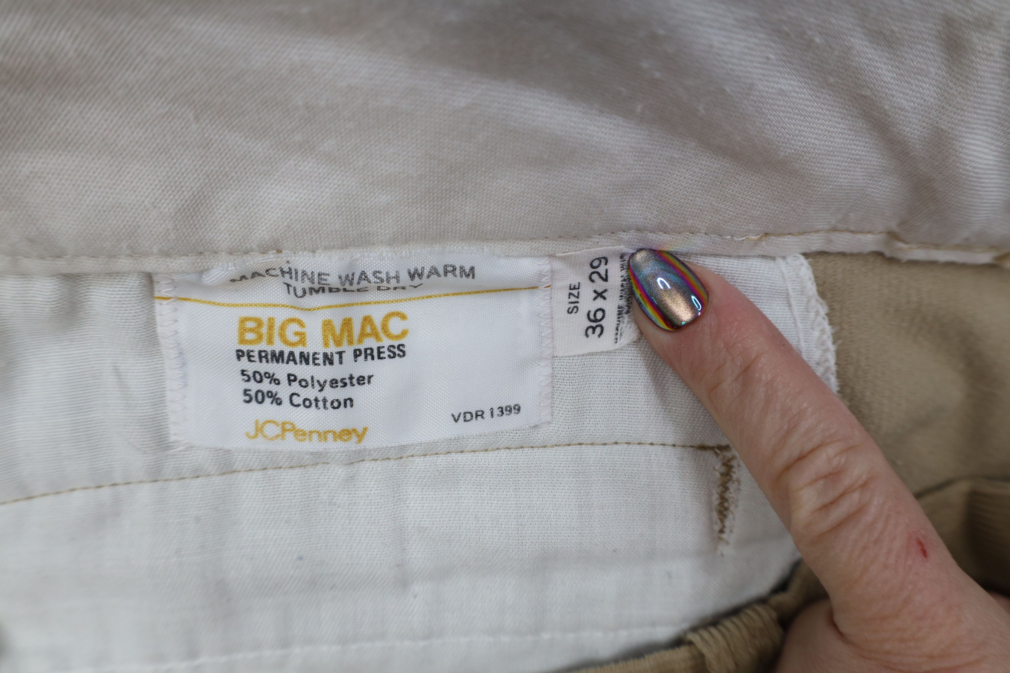 Big Mac Vintage 60s 70s Big Mac Flared Wide Leg Corduroy Pants USA Size US 36 / EU 52 - 7 Thumbnail