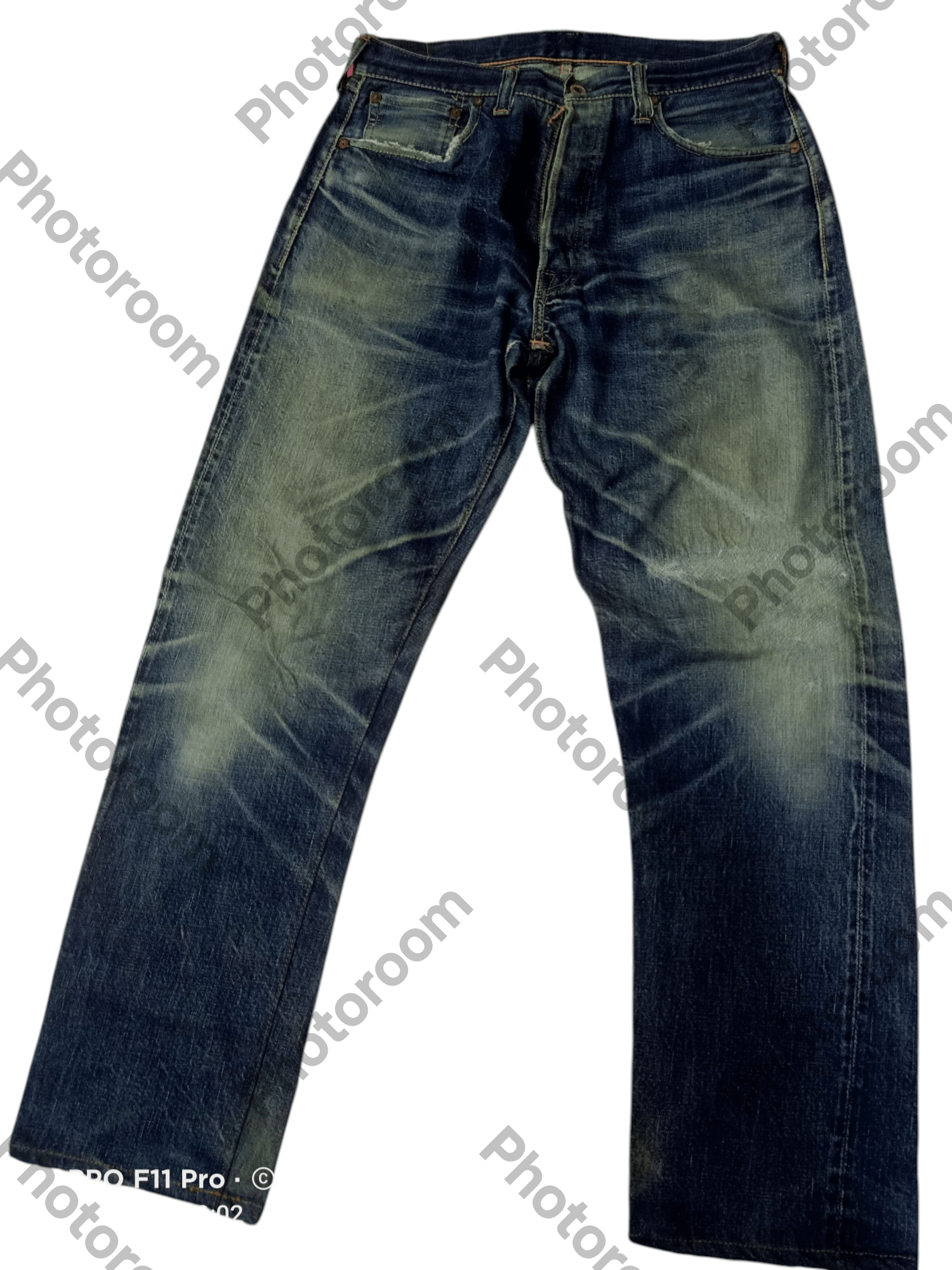 Japanese Brand × Warehouse Wherehouse Vintage Denim Distressdenim Selvedge Size US 33 - 6 Thumbnail