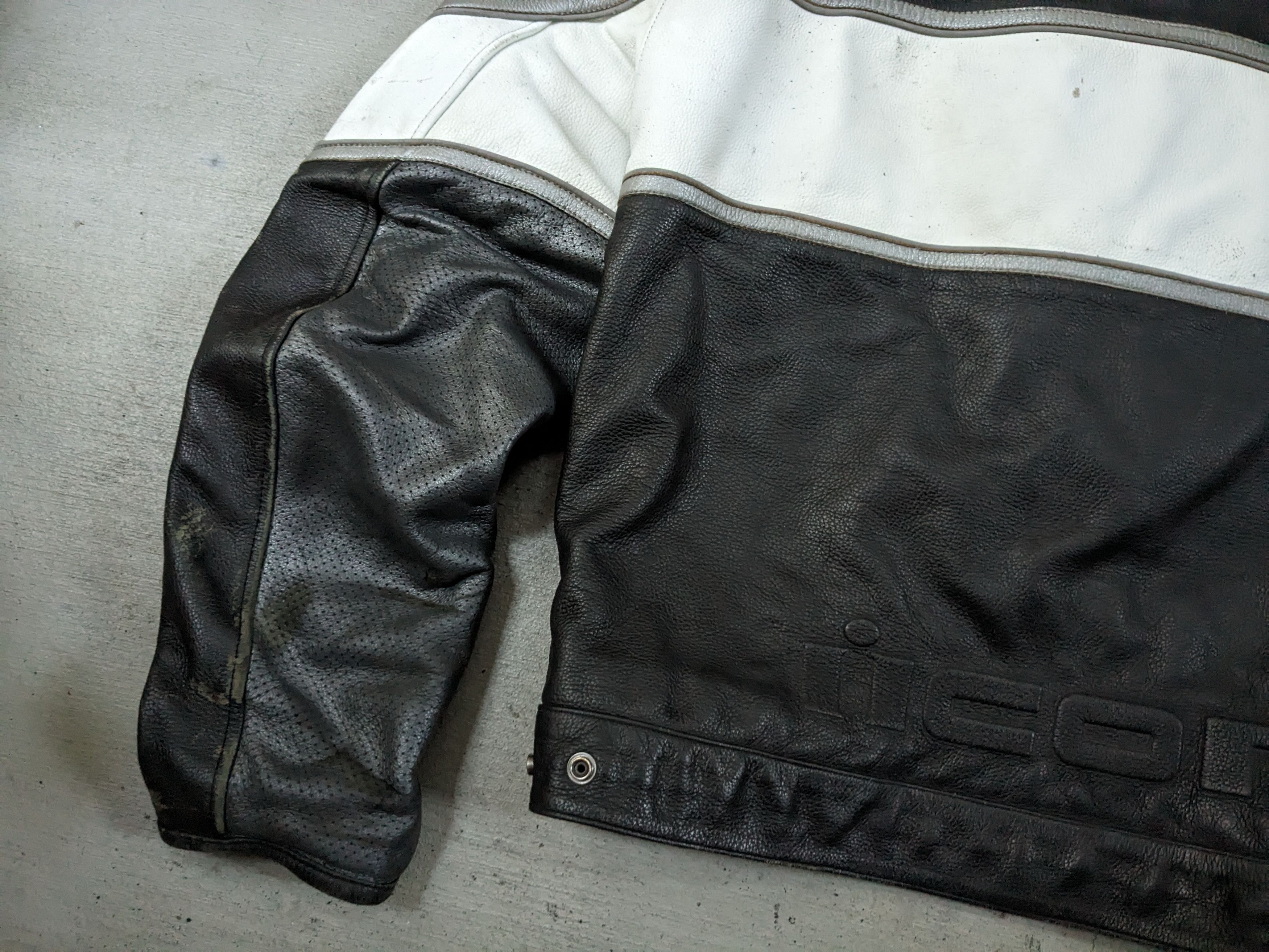 Genuine Leather Vintage Motorcycle Leather Biker Jacket Black White Y2K Size US L / EU 52-54 / 3 - 17 Thumbnail