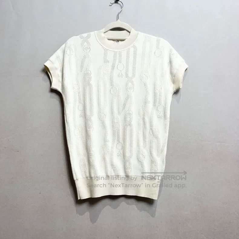 Hermes Hermes Short Sleeve Knit Top Size 4XL / US 24-26 - 1 Thumbnail