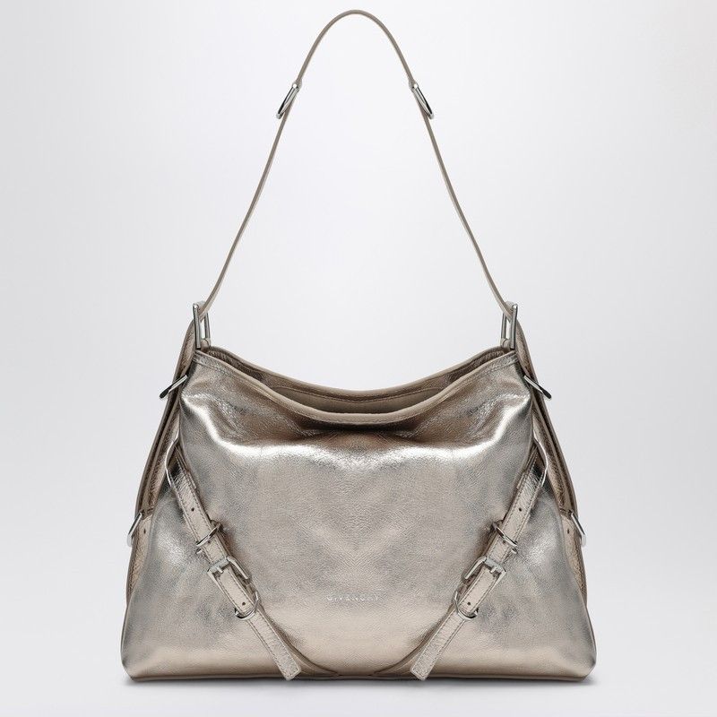 Givenchy Voyou Medium Laminated Leather Bag