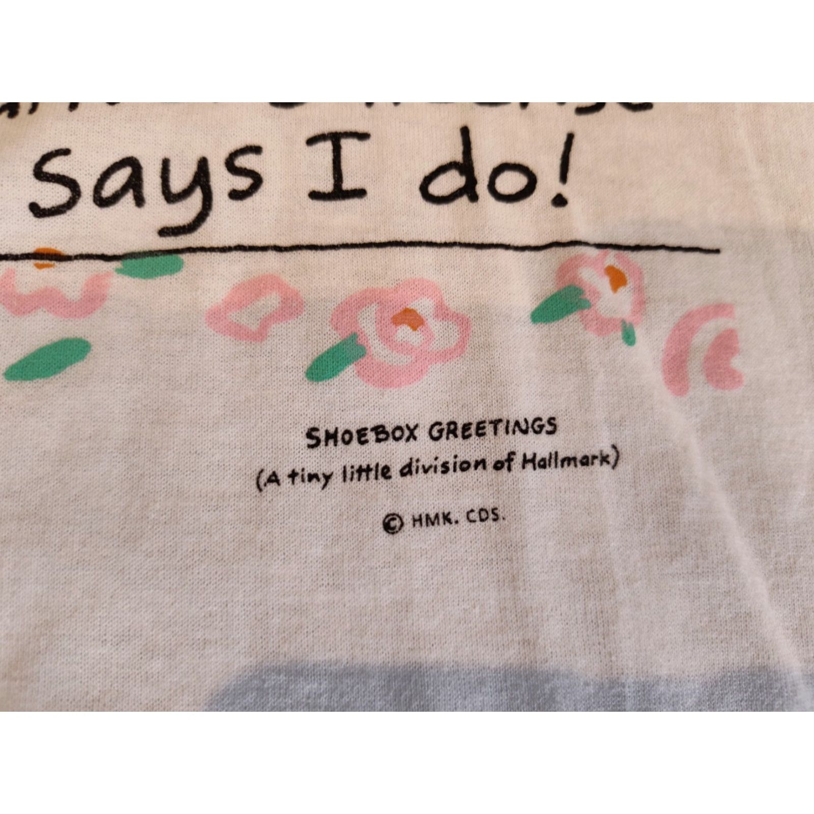 Vintage VINTAGE Hallmark T-Shirt 90s Denise Graphic Print White M Size Men Single Stitch Made In USA Size US M / EU 48-50 / 2 - 4 Thumbnail