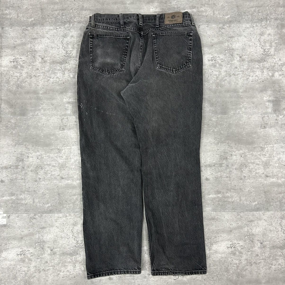 Vintage vintage faded black denim jeans size 34x30 Size US 34 / EU 50 - 6 Thumbnail