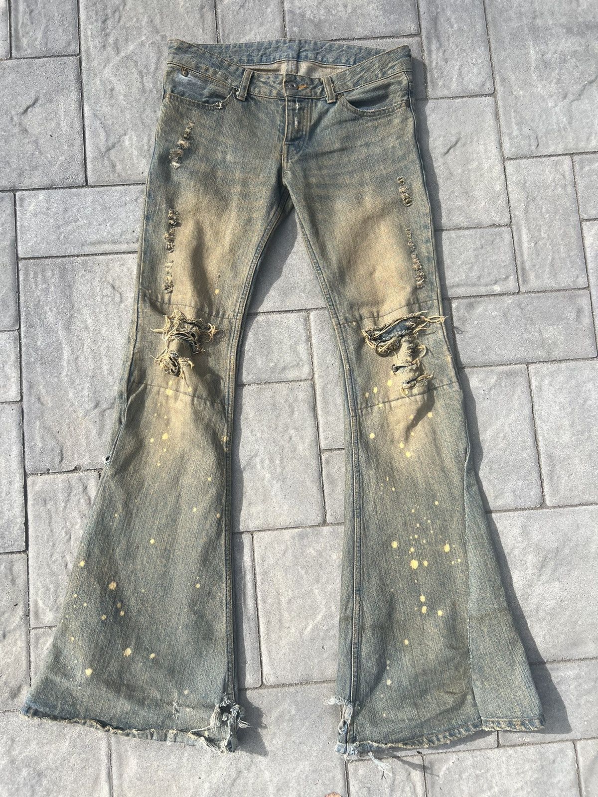 Pre-owned If Six Was Nine Ifsixwasnine Bell Bottom Mudmax In Blue