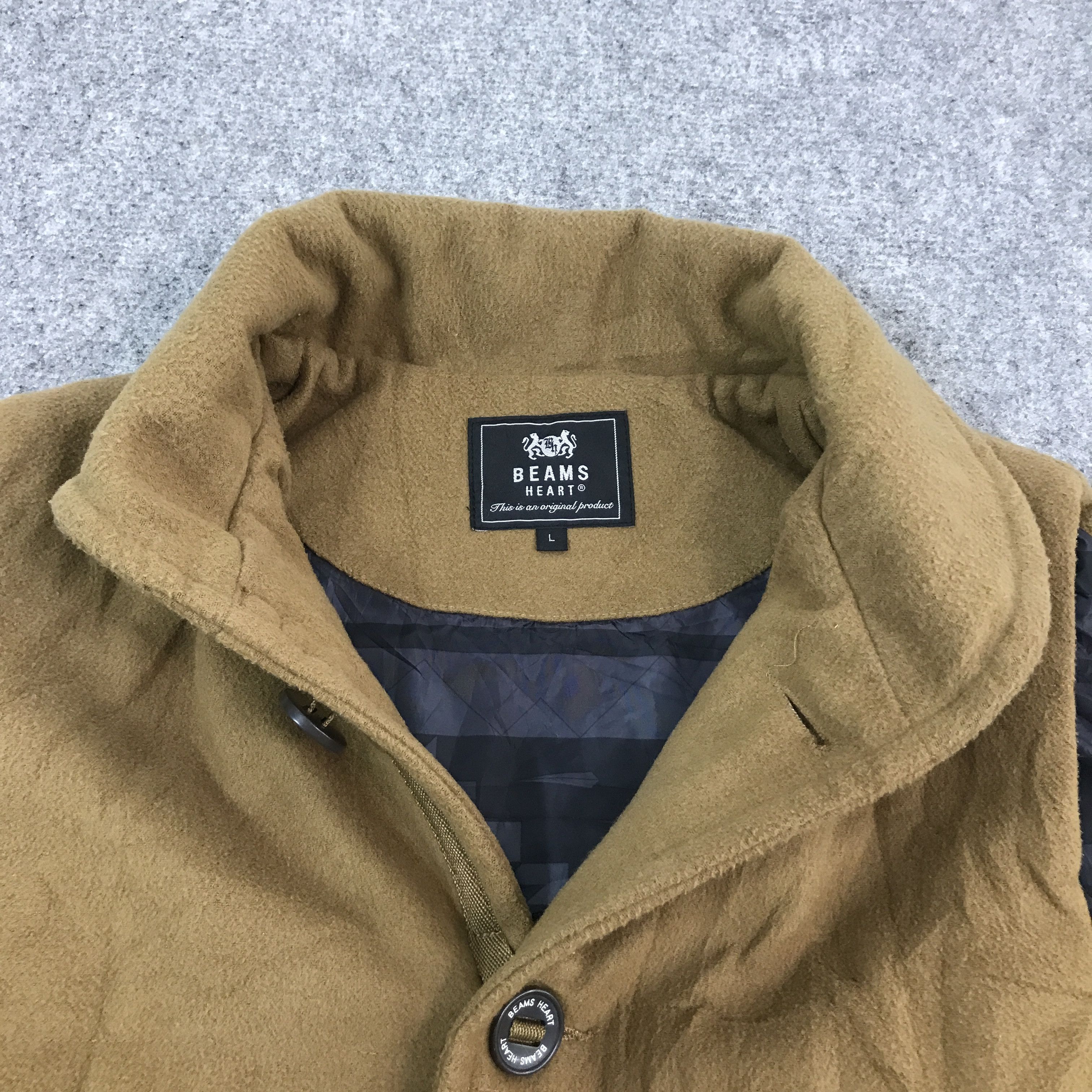 Beams Plus BEAMS HEART WOOL BUTTON VEST JACKET Size US L / EU 52-54 / 3 - 5 Thumbnail