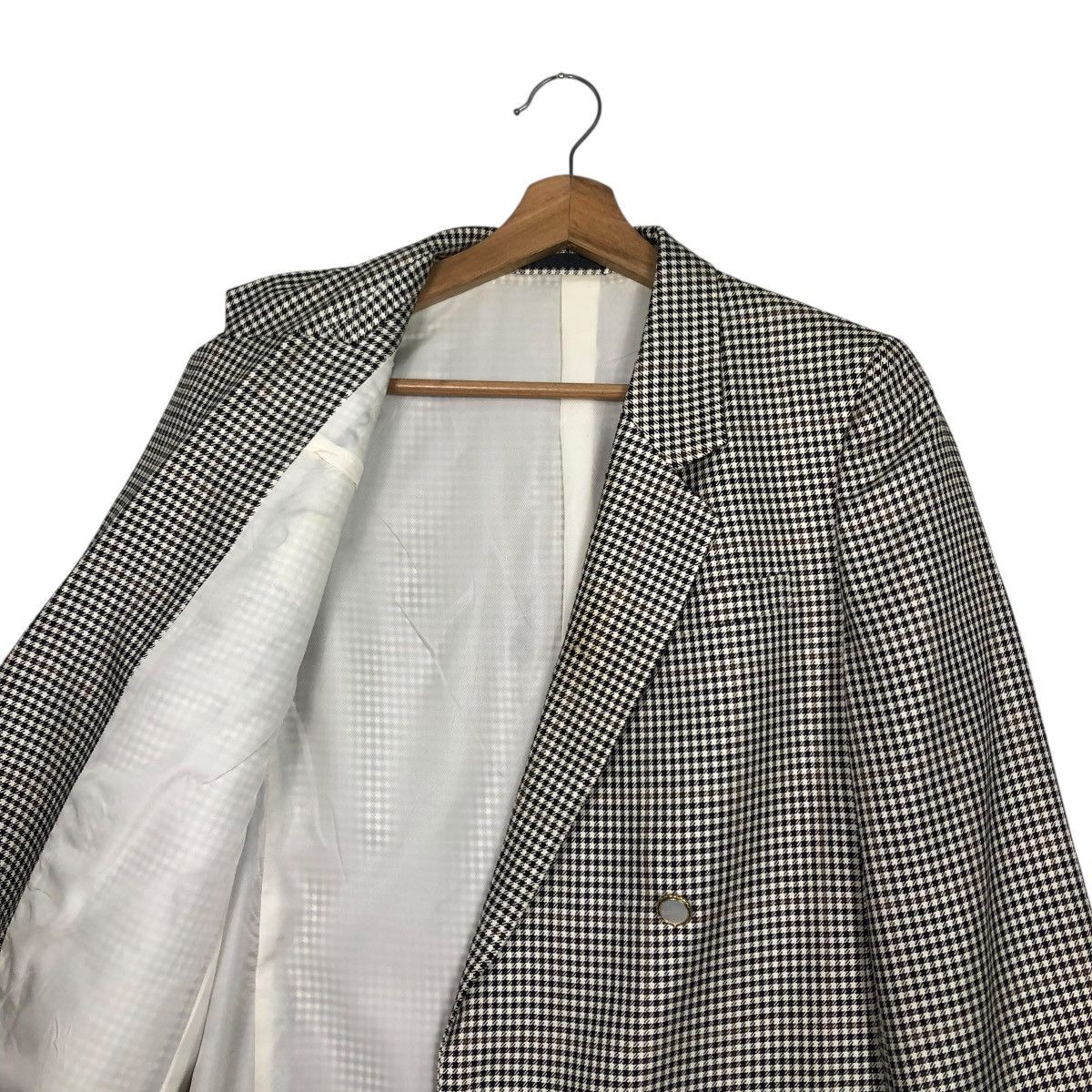 Burberry 🔥VINTAGE COATS JACKET BURBERRYS TARTAN DESIGN DOUBLE BREAST Size US M / EU 48-50 / 2 - 14 Thumbnail