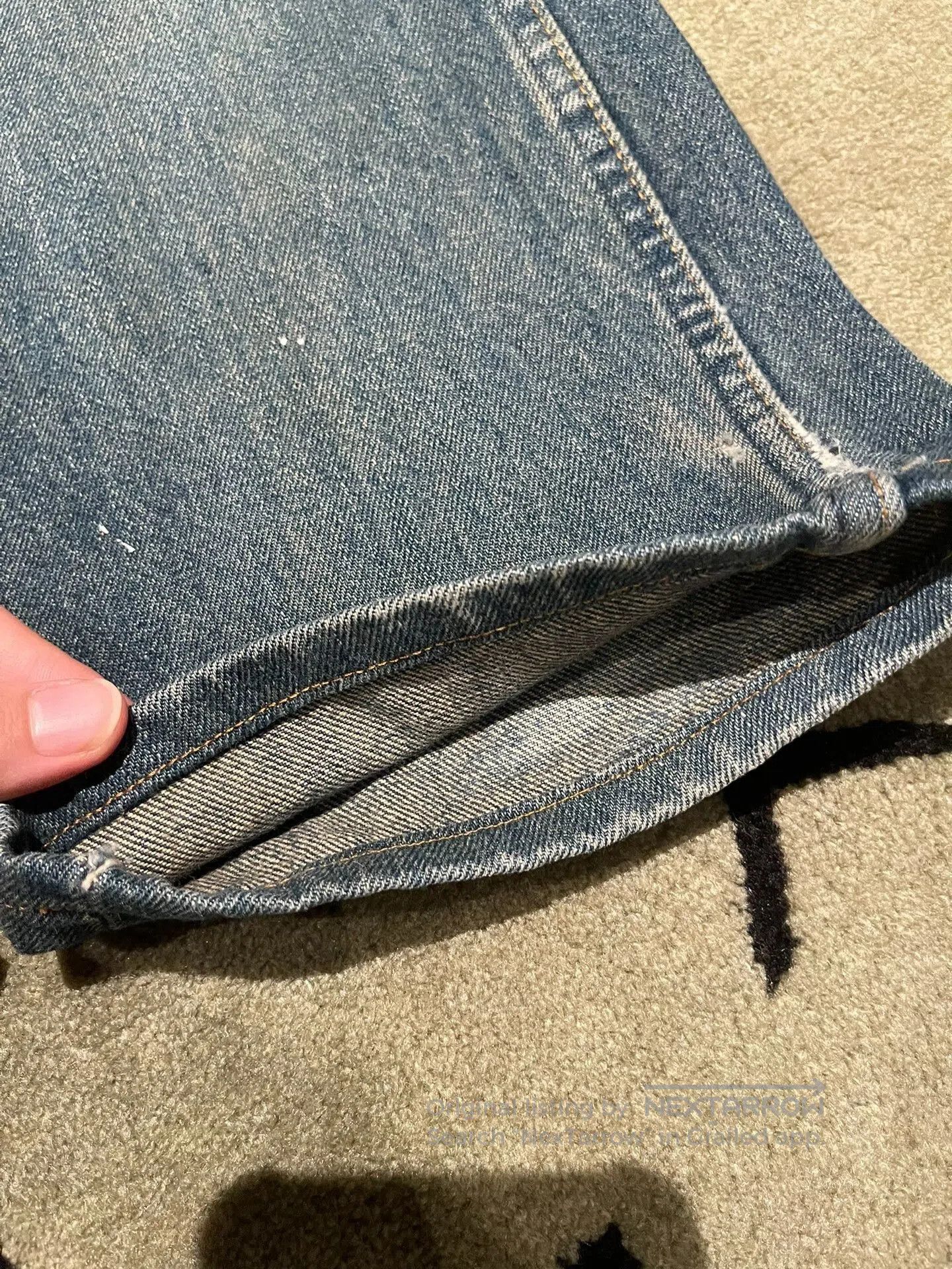 Helmut Lang helmut lang painted jeans vintage archive style. Size US 29 - 4 Thumbnail