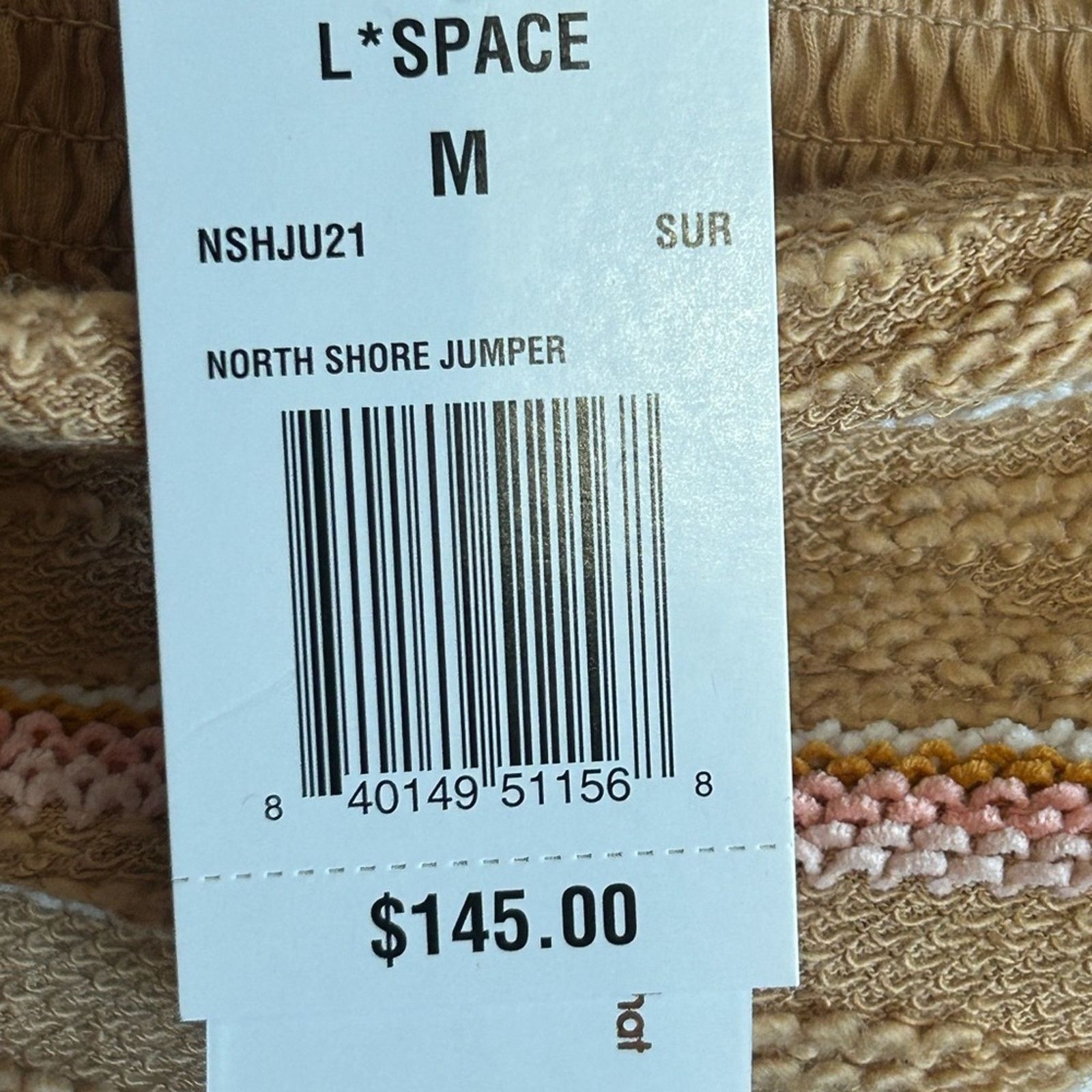 Other L Space North Shore Jumpsuit Striped Off The Shoulder NWT M Size 30" / US 8 / IT 44 - 11 Thumbnail