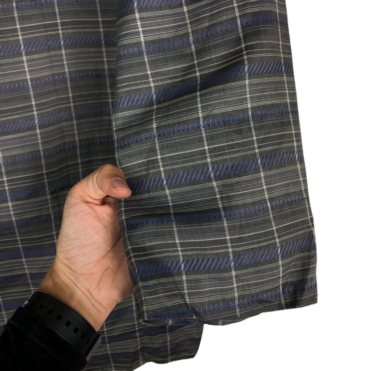 Japanese Brand 🔥Vintage Lanvin Paris Double Breast Tartan Design Coats Size US M / EU 48-50 / 2 - 15 Thumbnail