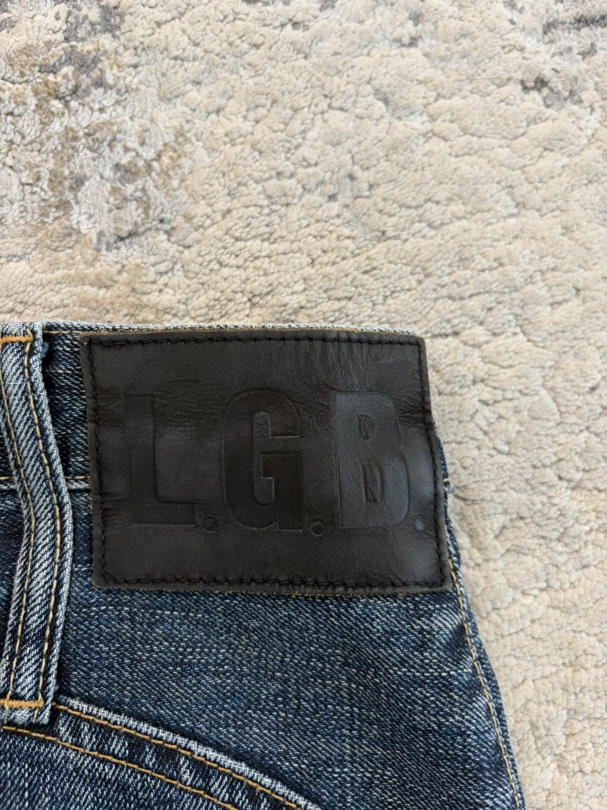 Le Grande Bleu (L.G.B.) LGB - Lazy Wolf Denim Dark Wash Size US 30 / EU 46 - 7 Thumbnail