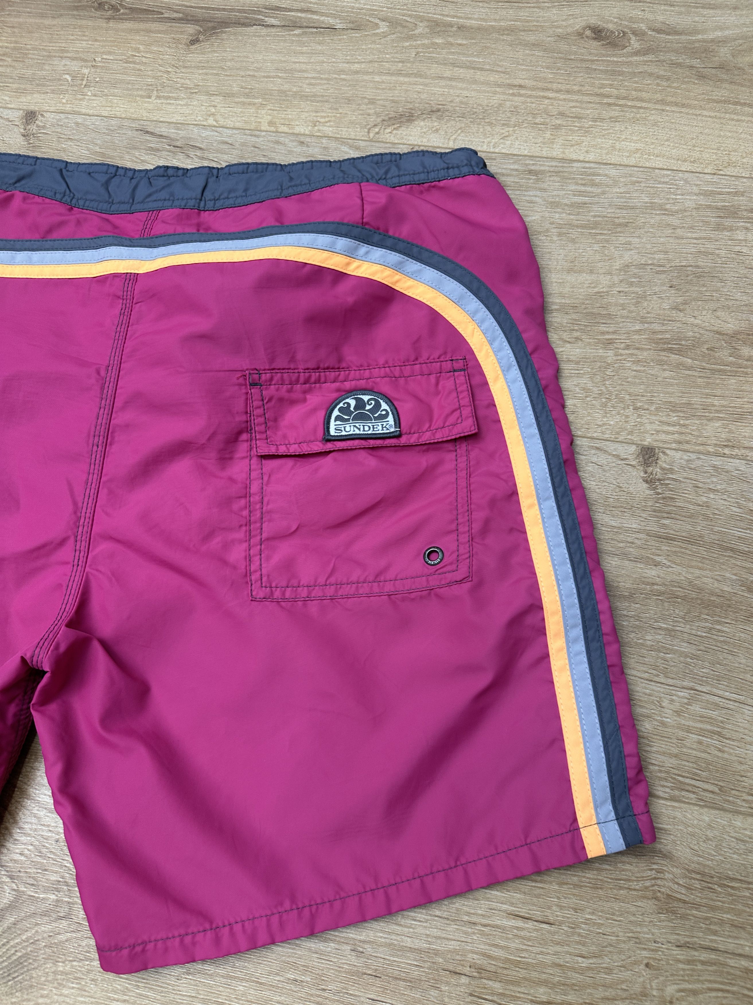 Sundek Bicolor Rainbow Long Sundek 36 Beach Board Shorts Swim 36 L Size US 36 / EU 52 - 6 Thumbnail