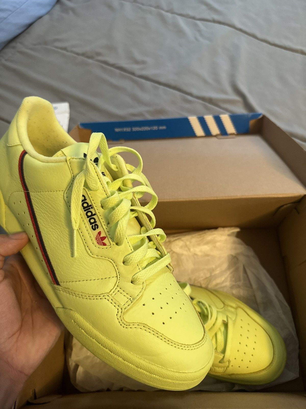 Adidas Adidas Continental 80 “Semi-Frozen Yellow” Size US 10 / EU 43 - 1 Thumbnail