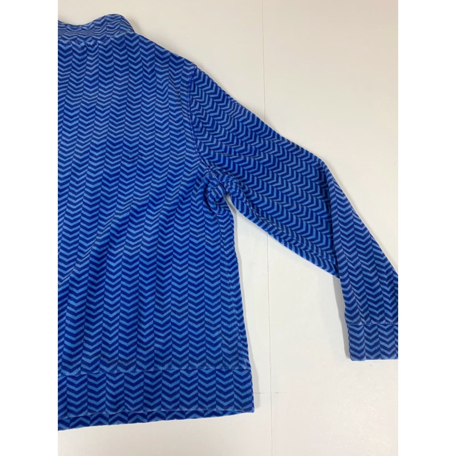Vintage Kim Rogers Womens Sweater Full Zip Dolman Sleeves blue PM Petites Knit Logo Mock Neck Lightweight Size M / US 6-8 / IT 42-44 - 7 Thumbnail