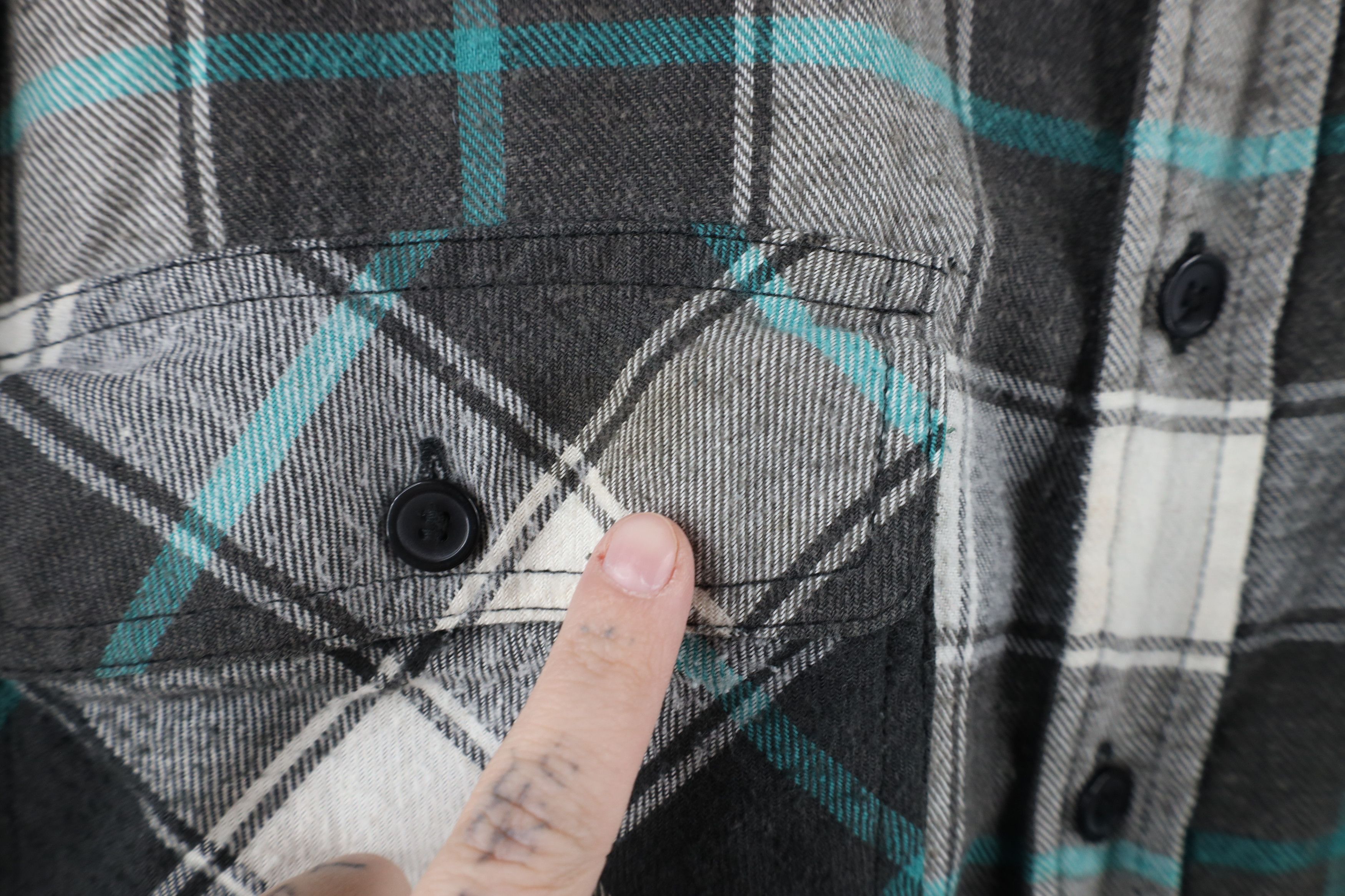 Vintage Vintage 90s Streetwear Quilted Flannel Button Shirt Jacket Size US M / EU 48-50 / 2 - 4 Thumbnail
