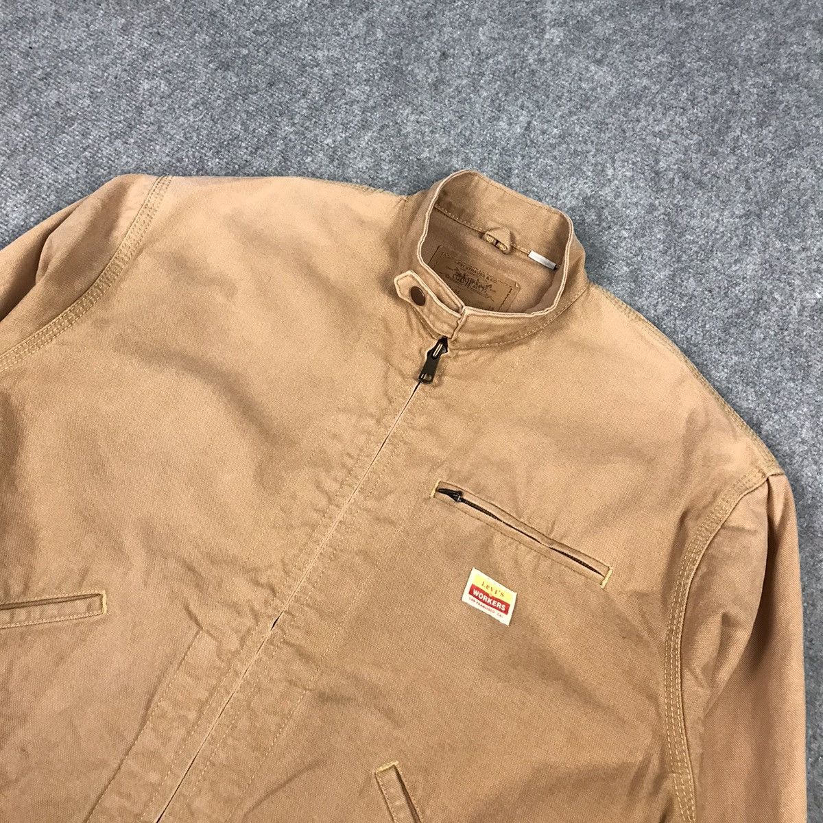 Levi's Vintage Clothing × Vintage Vintage Levi’s workers chore zipper jacket Size US M / EU 48-50 / 2 - 2 Thumbnail