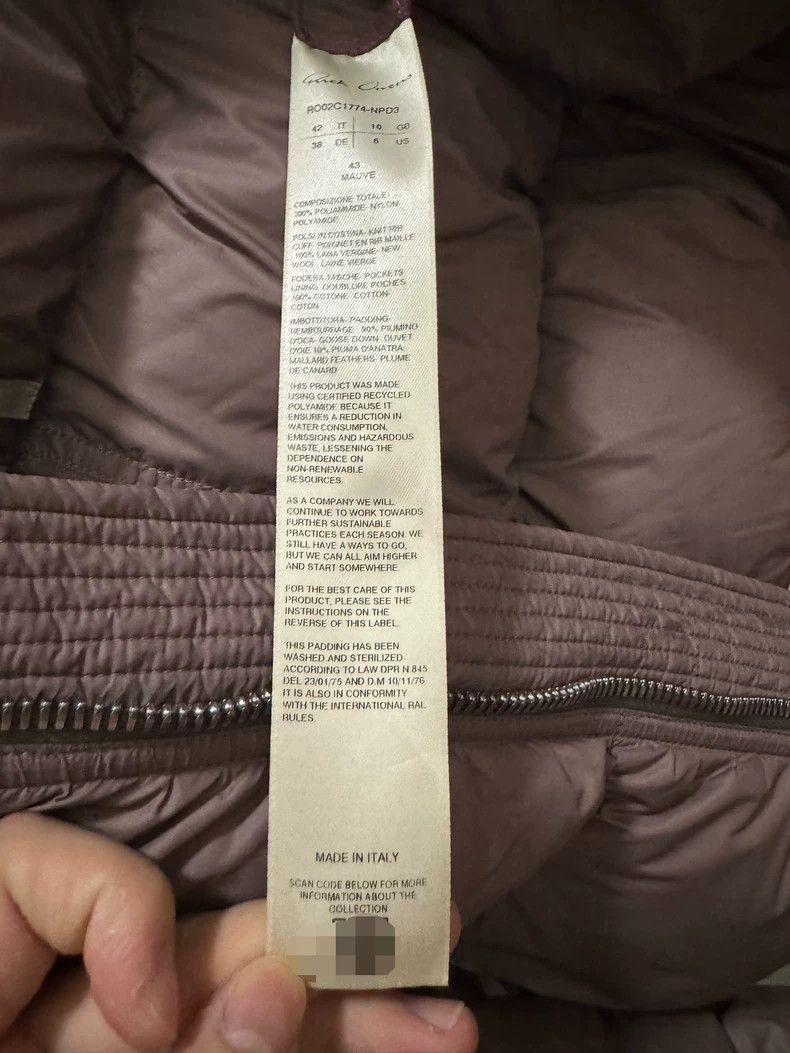 Rick Owens Rick Owens Weibo down jacket-2506 Size US L / EU 52-54 / 3 - 4 Thumbnail