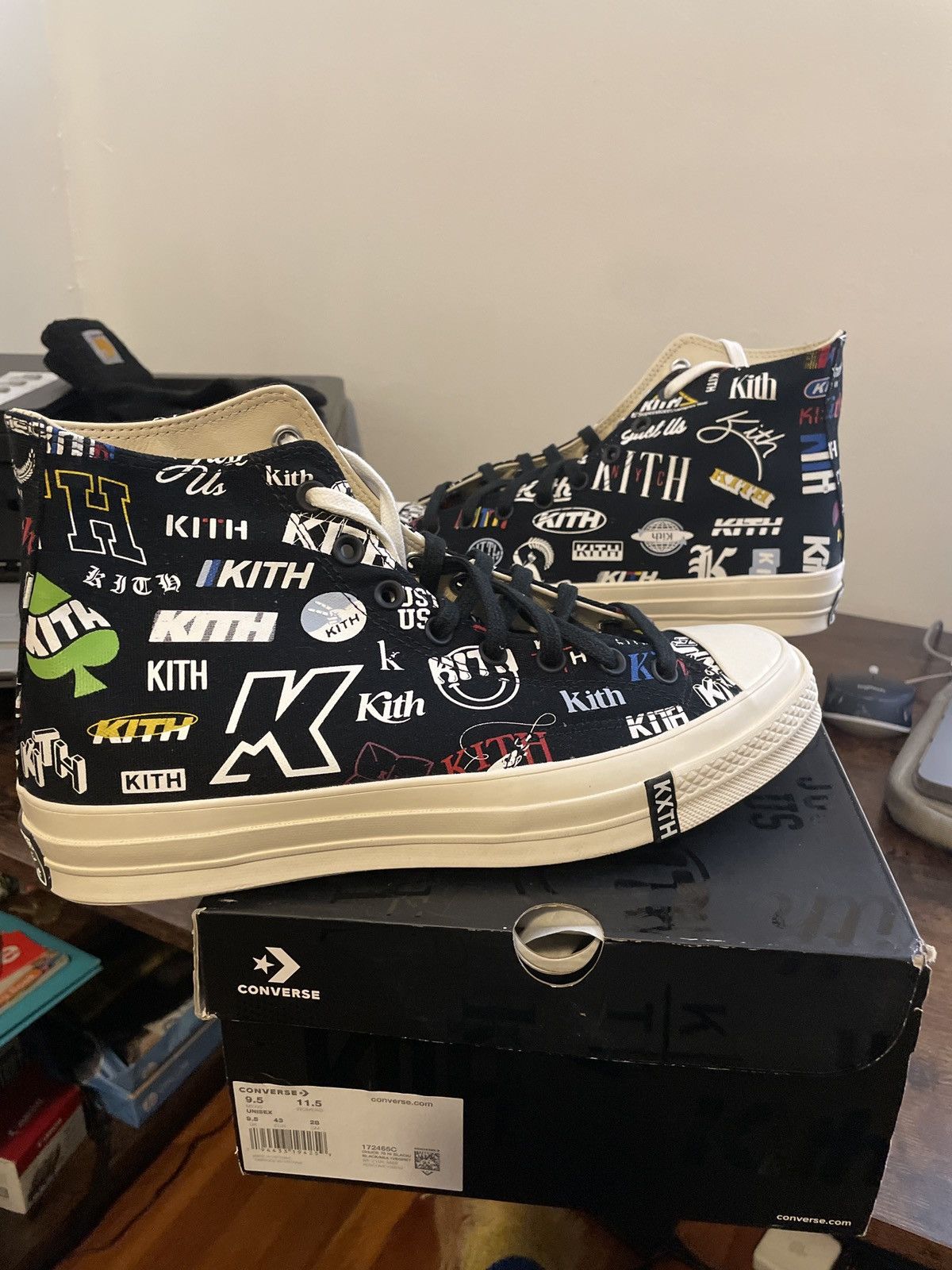 Kith x Converse Chuck Taylor All Star 70 Hi 10 Year Anni Blk