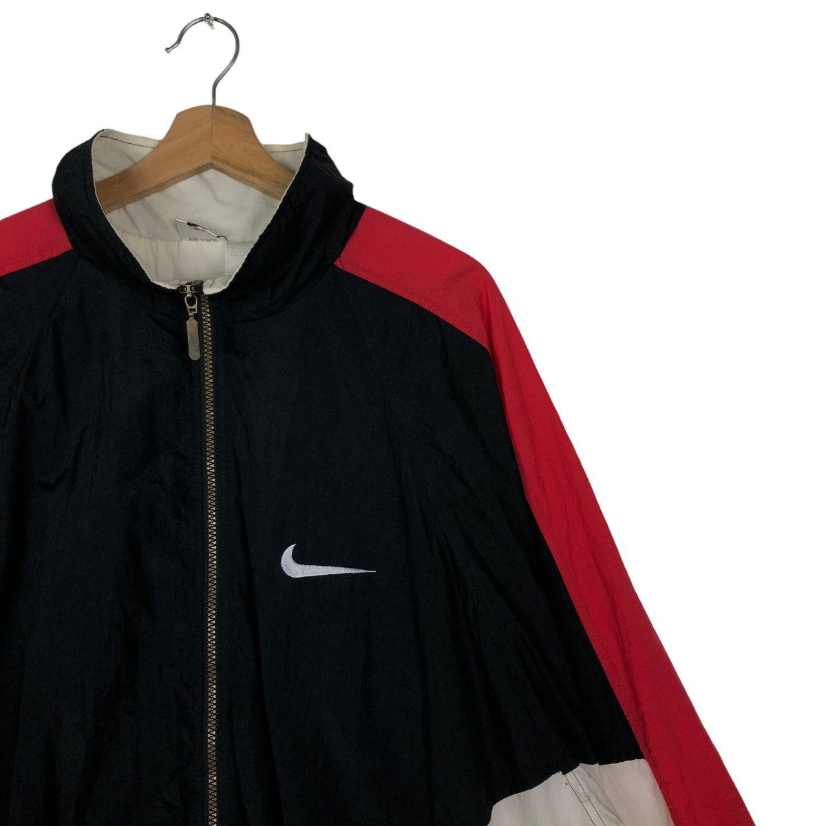 Nike 🔥90’s Vintage Nike Bomber Jacket Big Swoosh Design Size US L / EU 52-54 / 3 - 5 Thumbnail