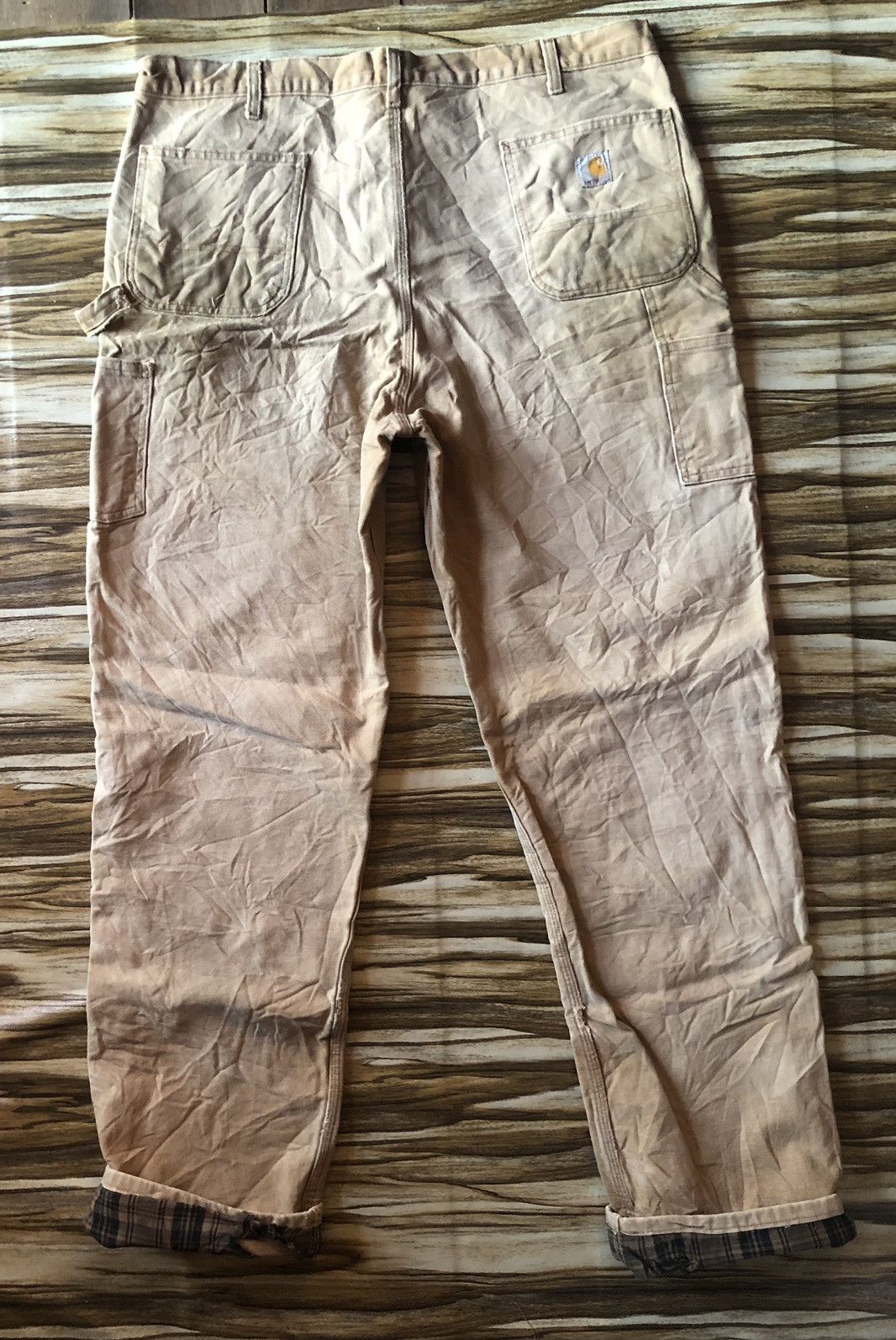 Carhartt Carhartt Double knee Faded Tan Dirty Carpenter Pants Size US 40 / EU 56 - 5 Thumbnail