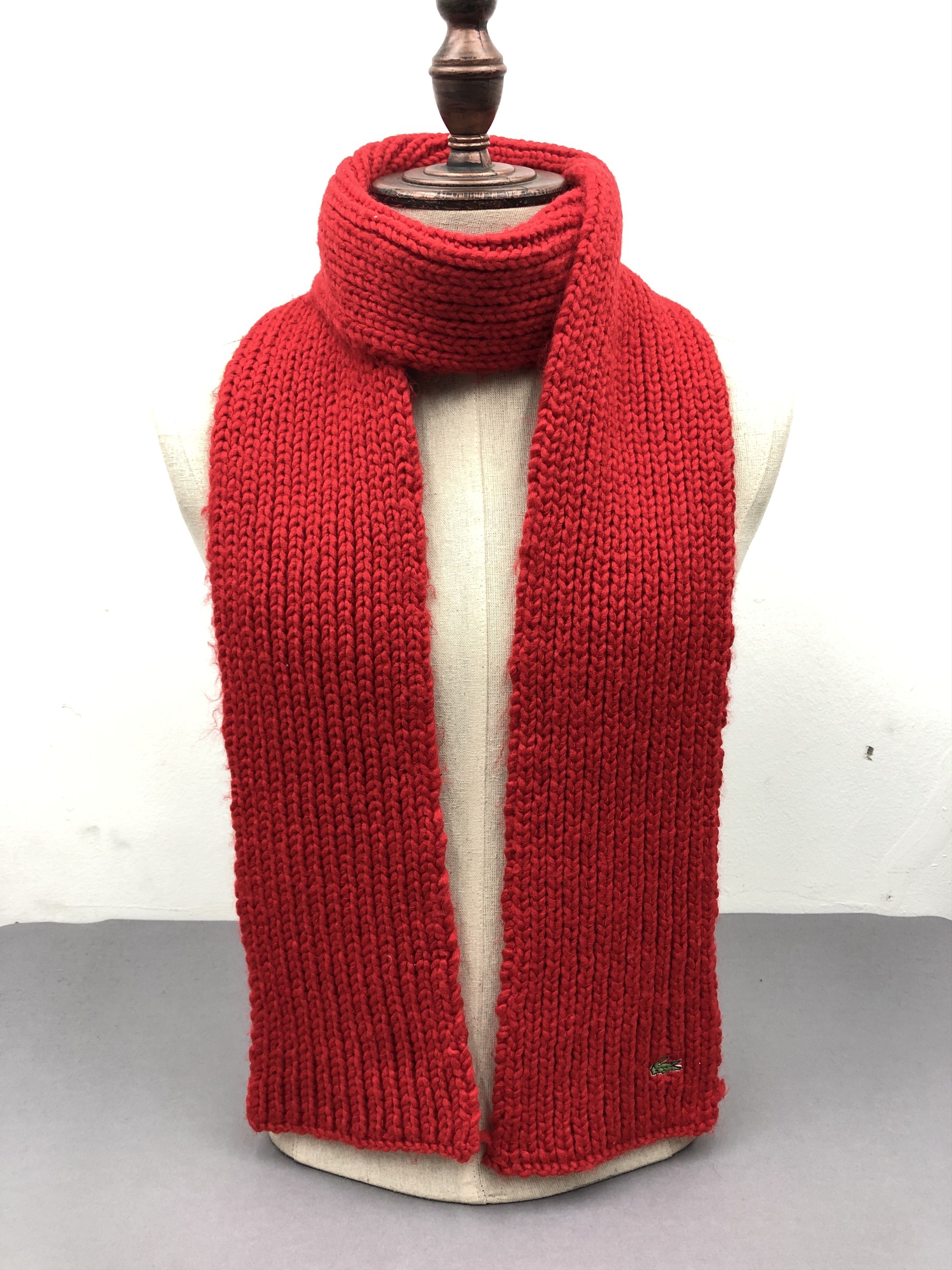 Lacoste Lacoste Knit Scarf / Muffler / Neckwear Size ONE SIZE - 1 Thumbnail