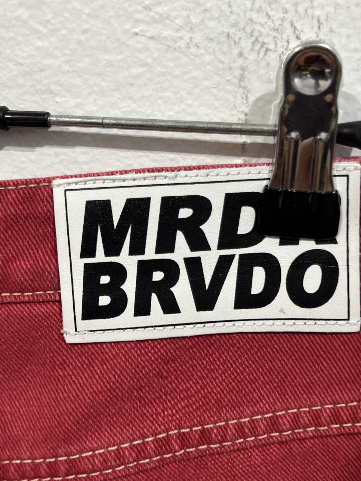 Who Decides War Who Decides War Patched Arch Carpenter Red Jeans Size US 32 / EU 48 - 11 Thumbnail