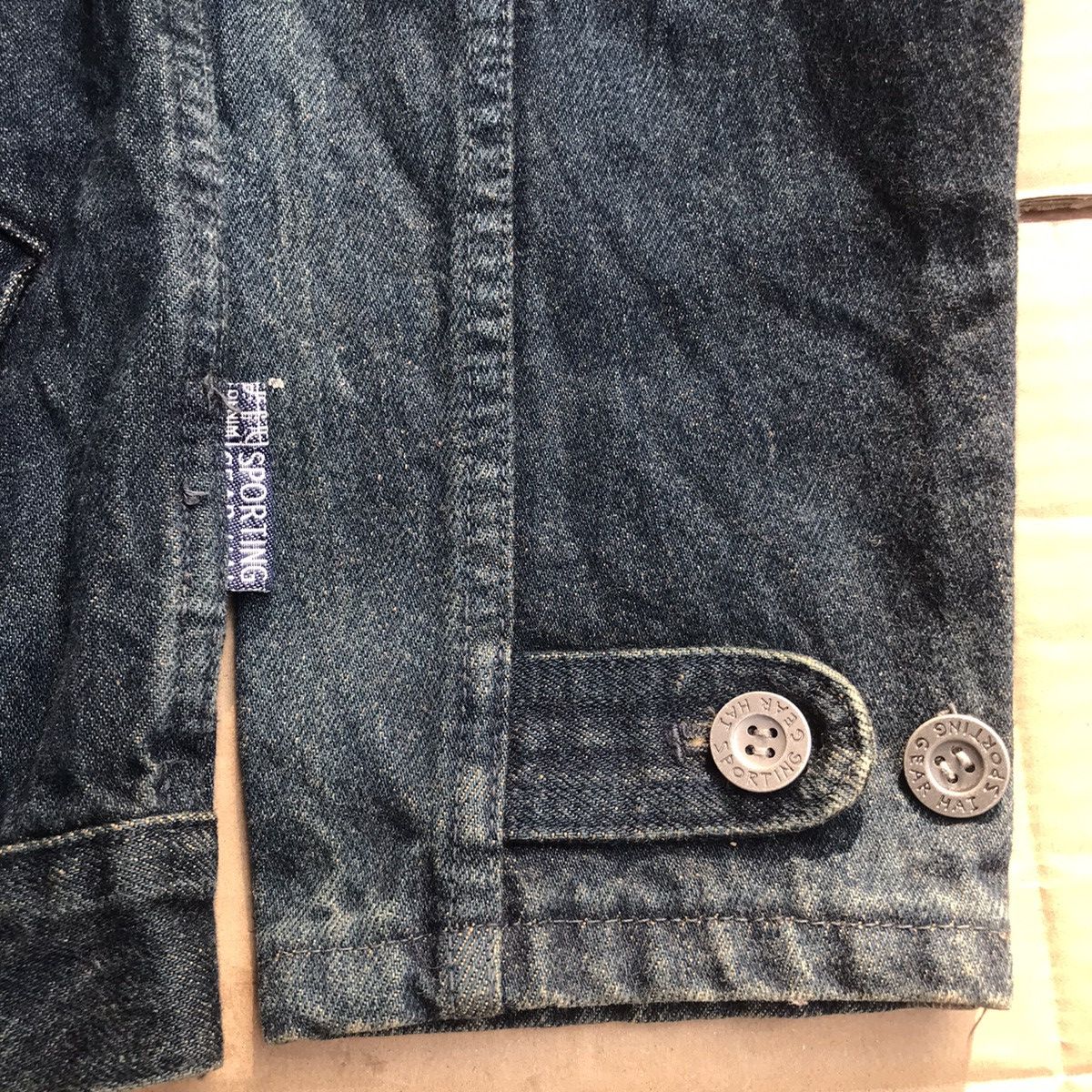 Japanese Brand Vintage Hai sporting gear by issey miyake denim jacket Size US M / EU 48-50 / 2 - 8 Thumbnail