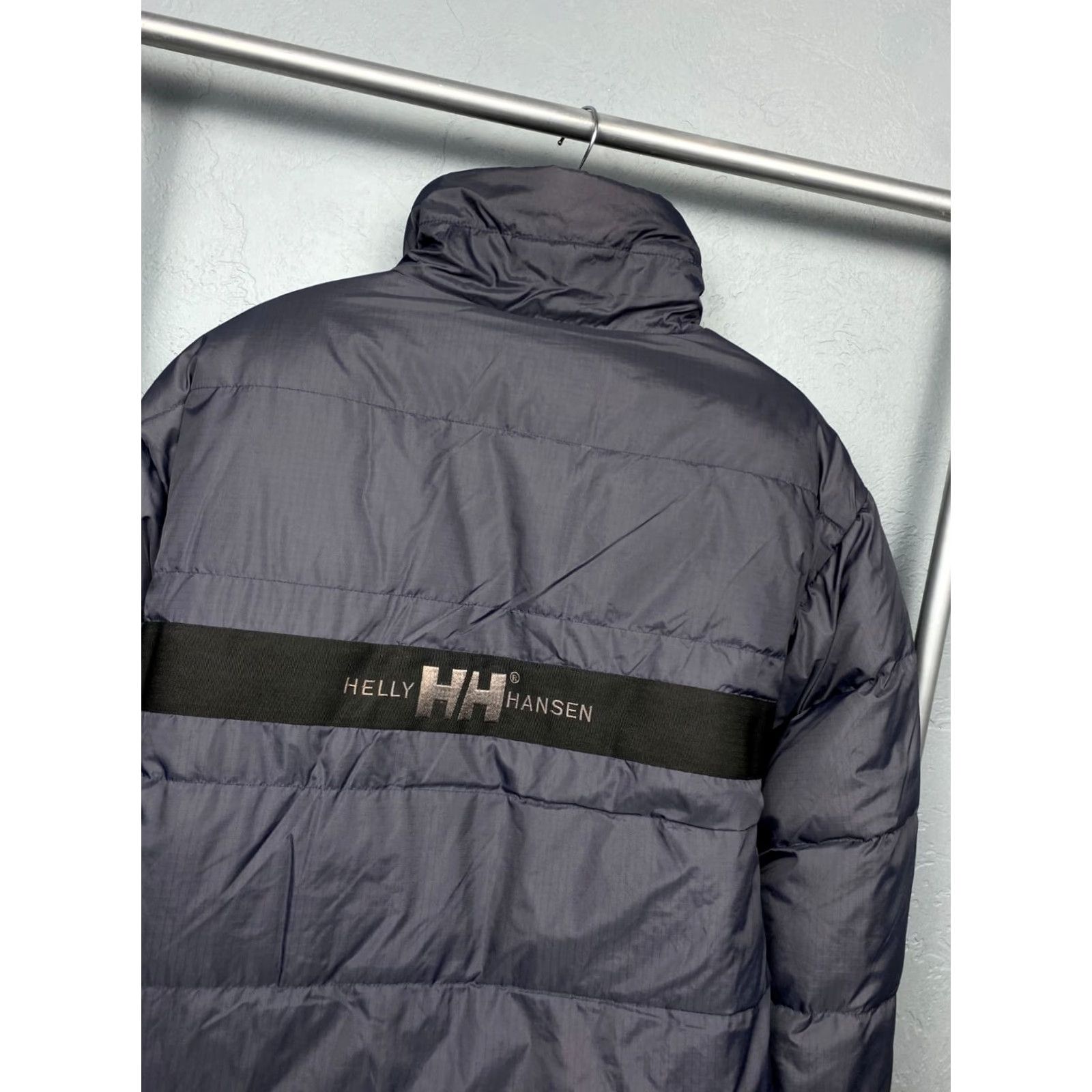 Helly Hansen VINTAGE Helly Hansen Down Puffer Reversible Jacket Mens L Gray"} Size US L / EU 52-54 / 3 - 6 Thumbnail