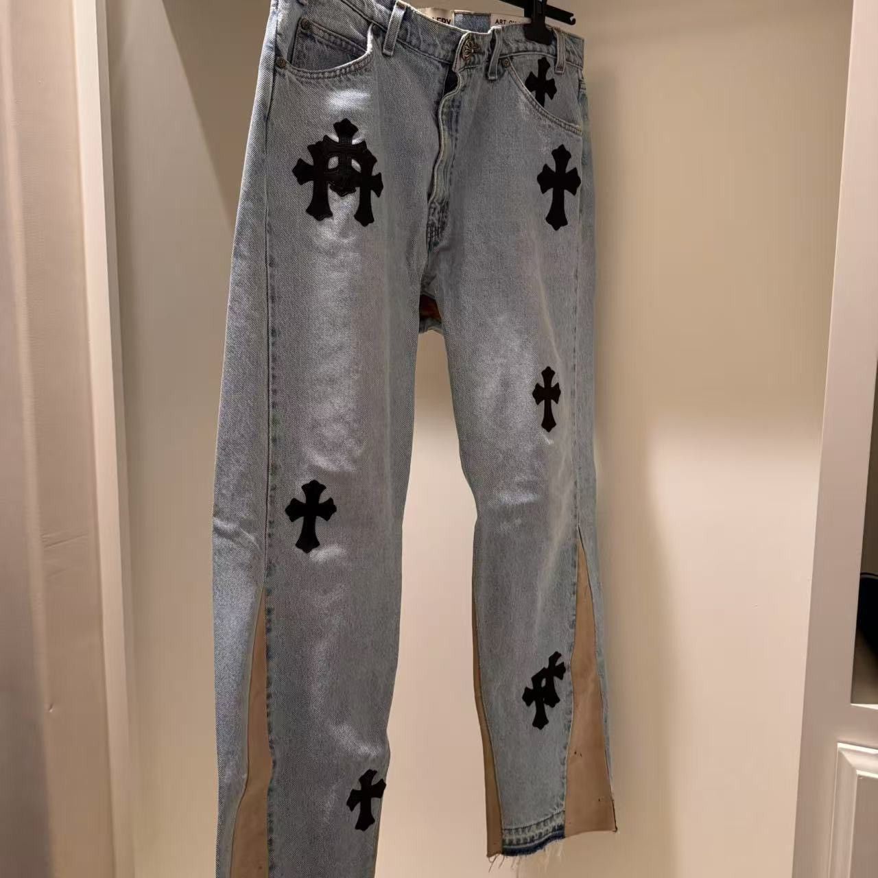 Chrome Hearts × Gallery Dept. Chrome hearts x Gallery dept 1 of 1 custom denim flare sz 34 Size US 34 / EU 50 - 1 Thumbnail