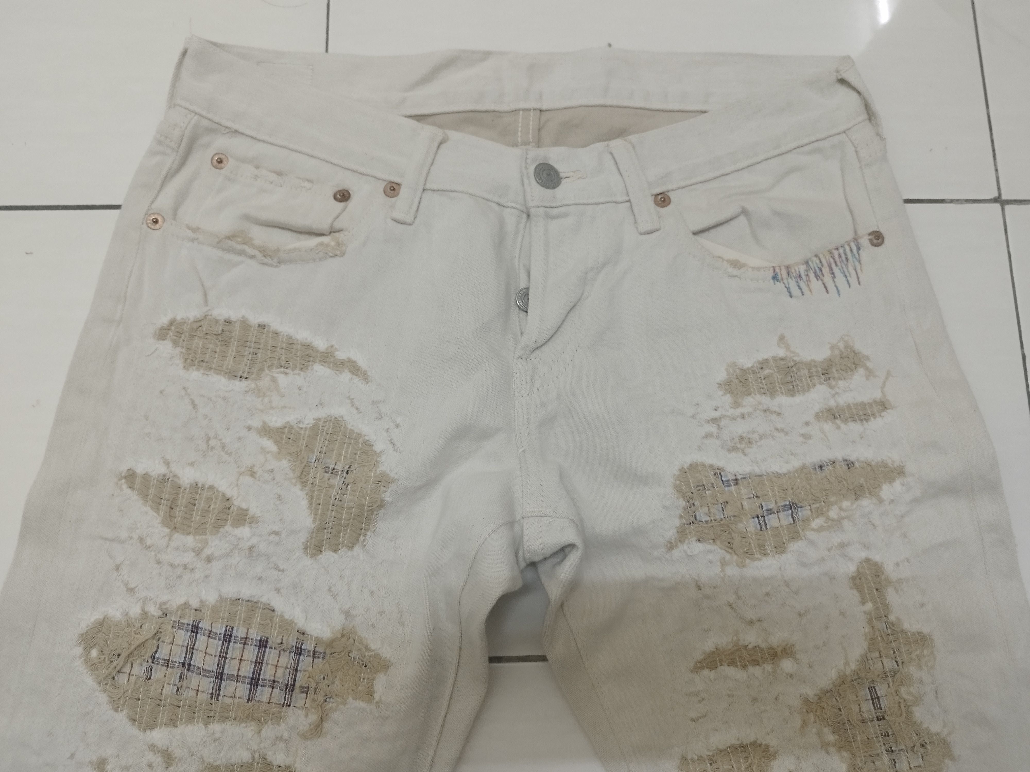 Eternal × Kapital ETERNAL DISTRESSED DENIM Size US 30 / EU 46 - 4 Thumbnail