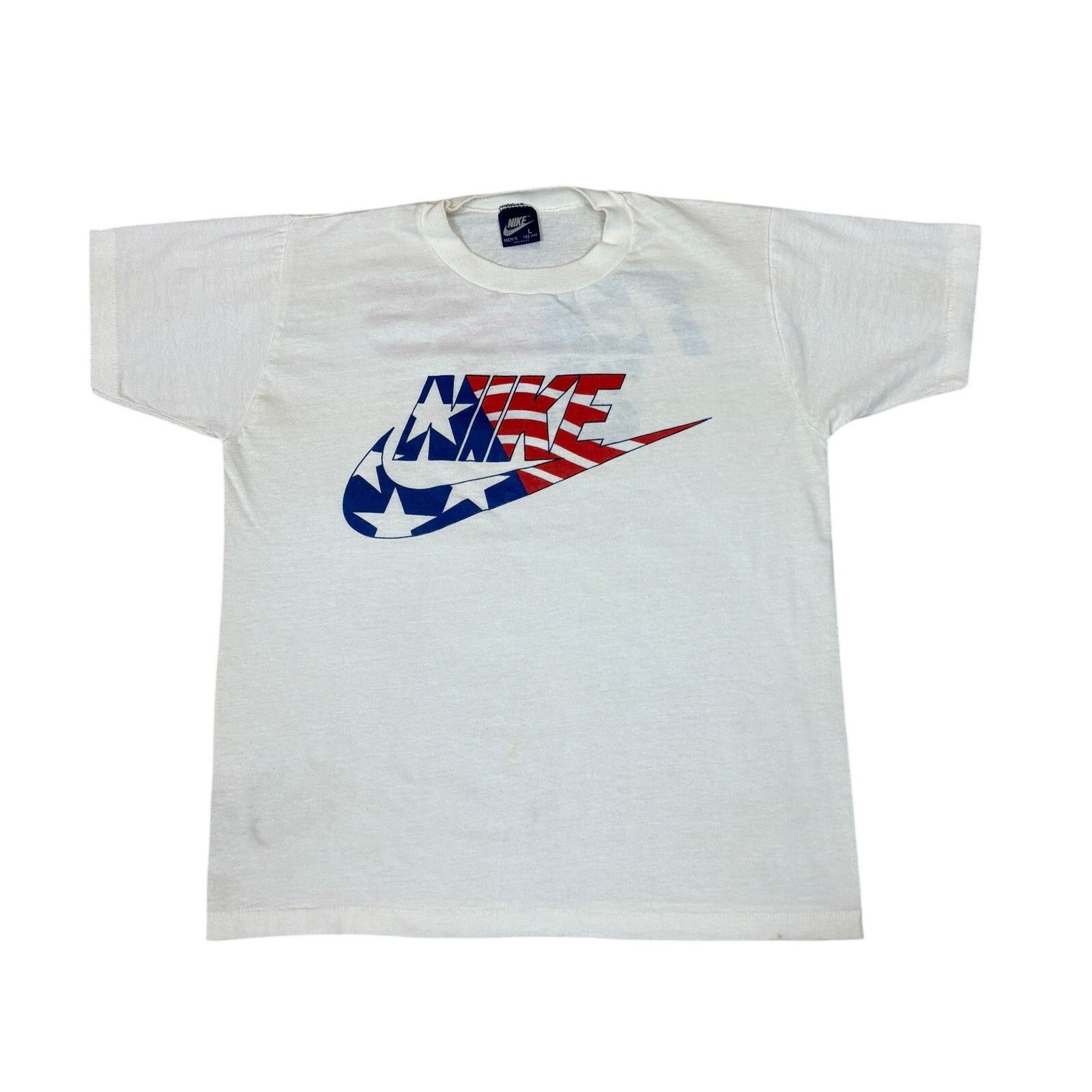 Nike Vintage 80s Nike McEnroe T Shirt Men's Large Tennis 84 Court Size US L / EU 52-54 / 3 - 2 Thumbnail