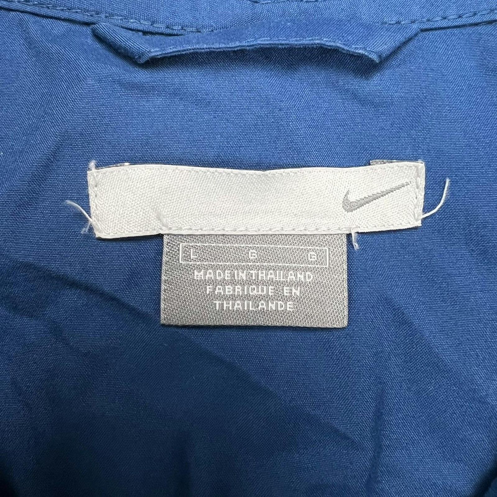 Nike × Vintage Nike Sportswear Jacket Large Swoosh Zip Windbreaker Bomber Size US L / EU 52-54 / 3 - 6 Thumbnail