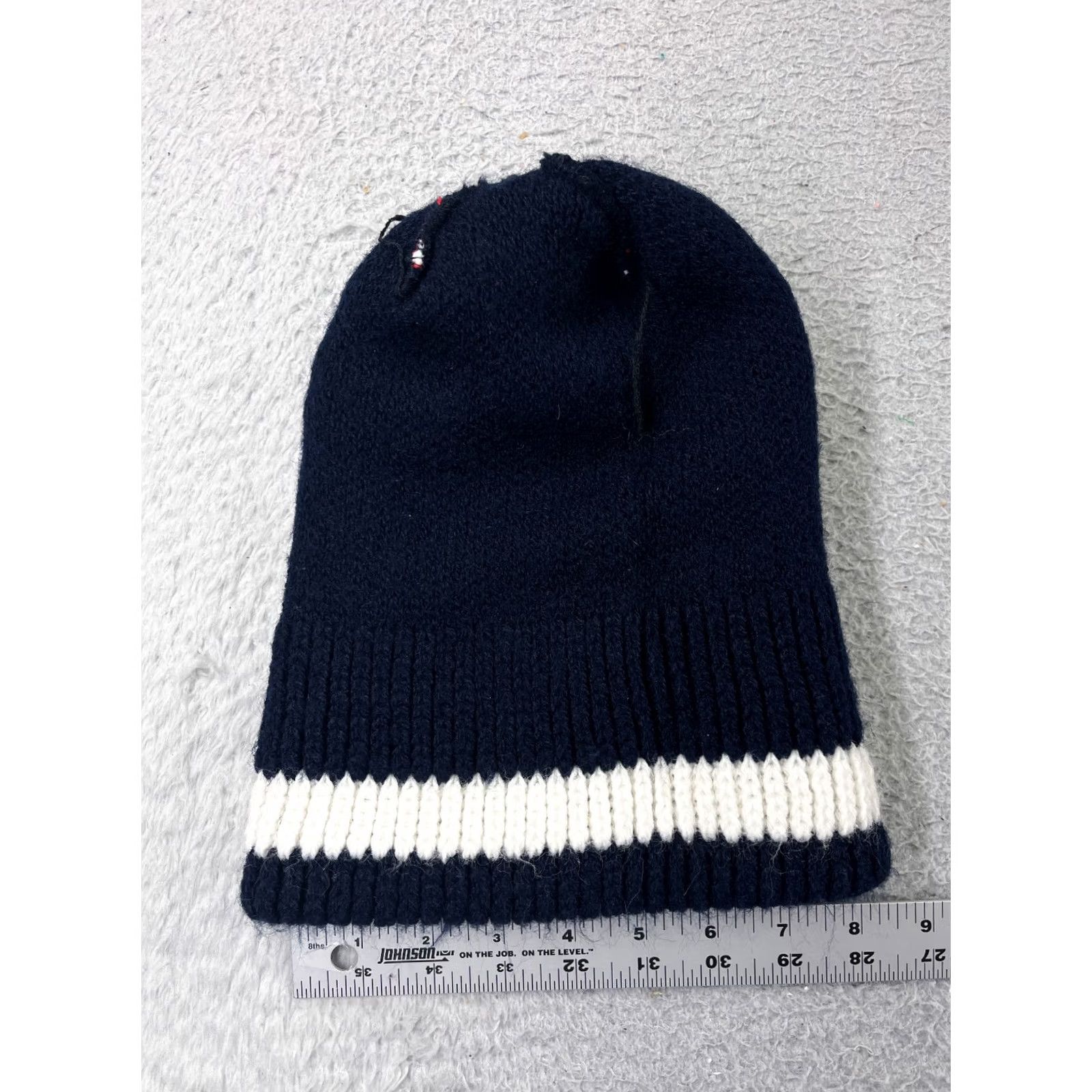 Vintage VINTAGE Pepsi Beanie Toque Adult One Size Blue White Knit Soda 100% Acrylic Pom Hat Mens Beanie Accessories Seasonal Logo Ski 90s Size ONE SIZE - 5 Thumbnail